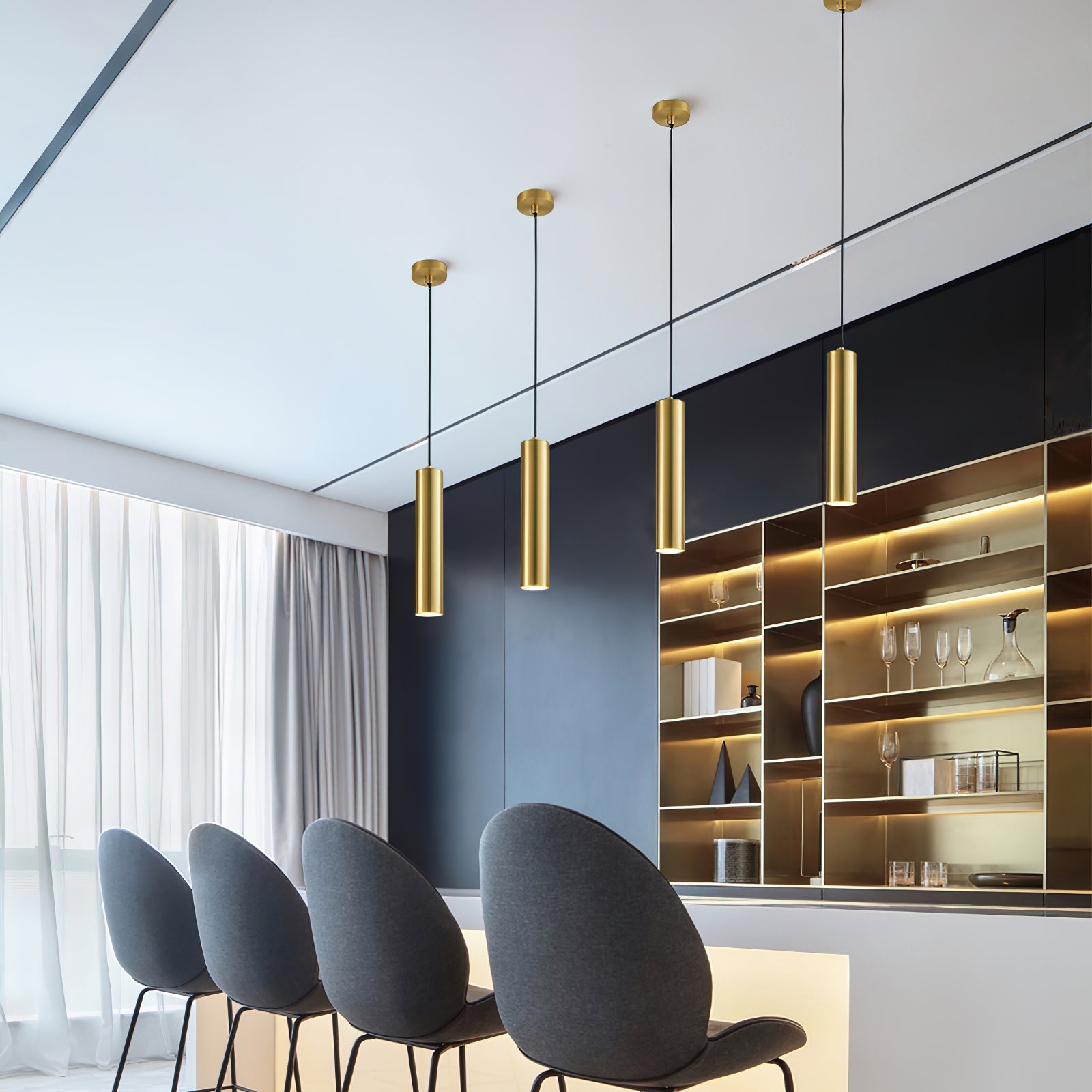 Streamline Cylinder Pendant Lamp - Blowlighting