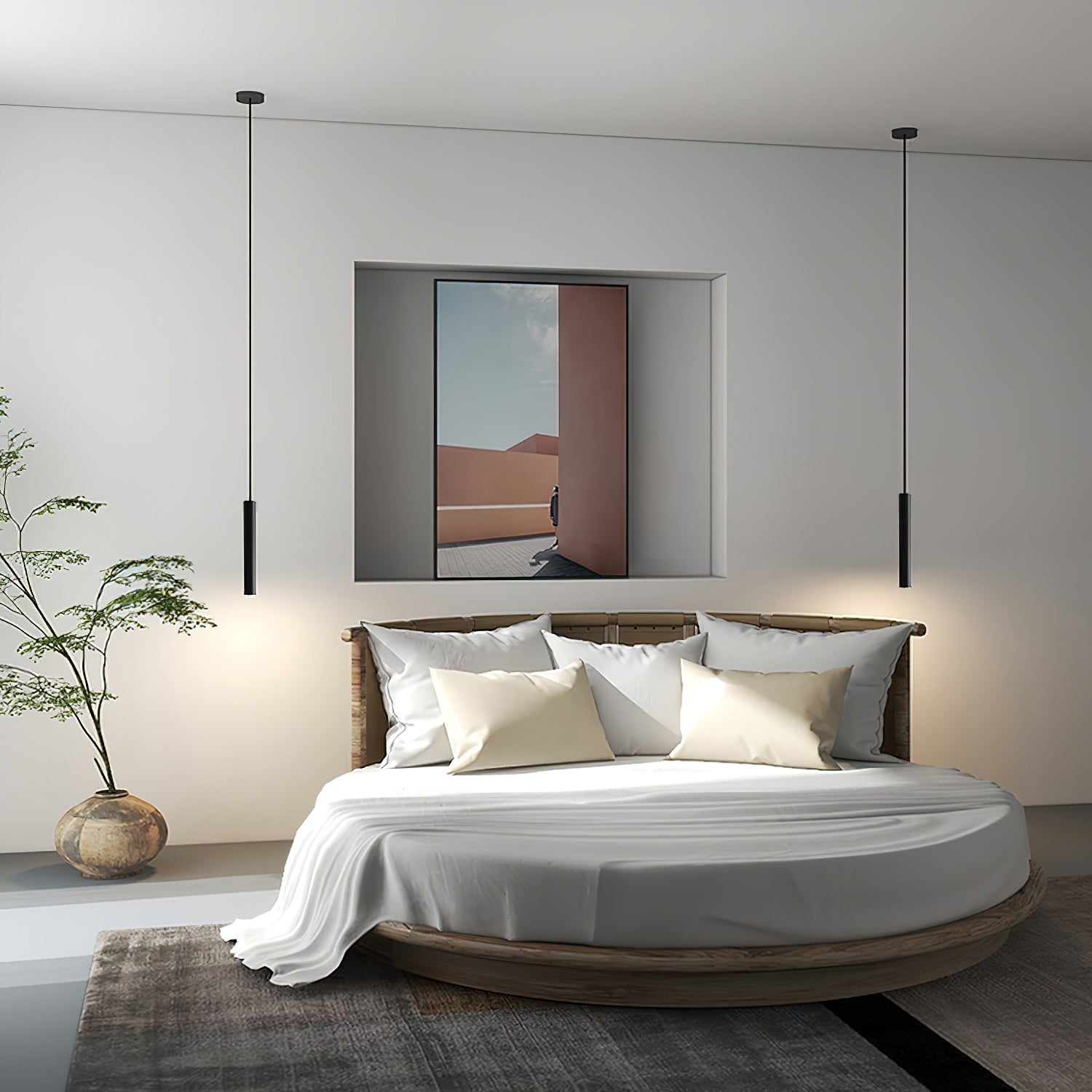 Streamline Cylinder Pendant Lamp - Blowlighting