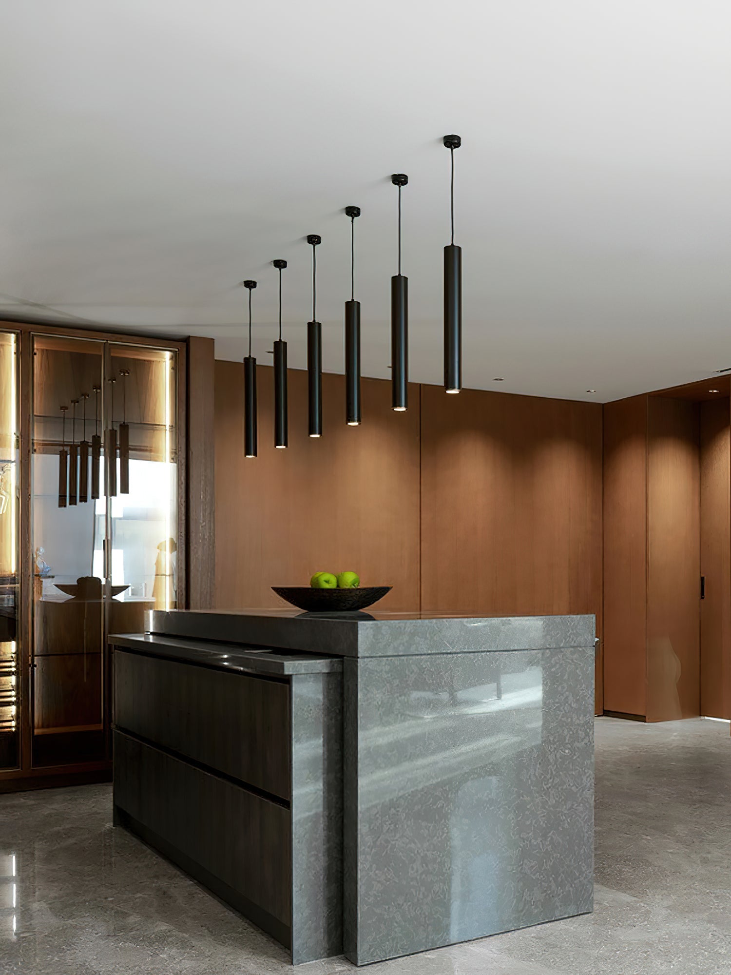 Streamline Cylinder Pendant Lamp - Blowlighting