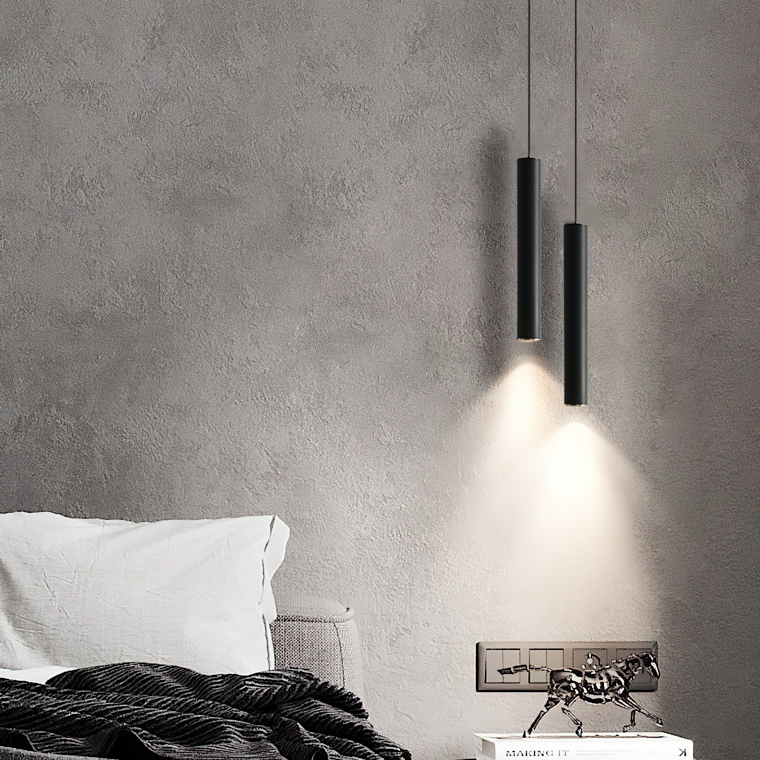Streamline Cylinder Pendant Lamp - Blowlighting