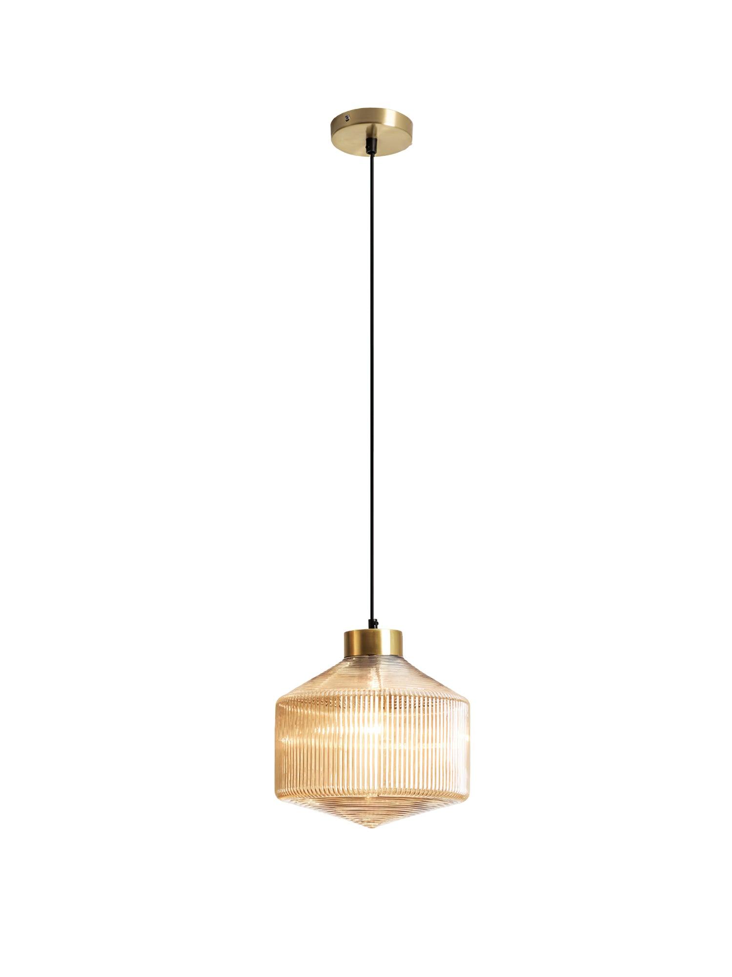 Striped Spinning Top Pendant Light - Blowlighting