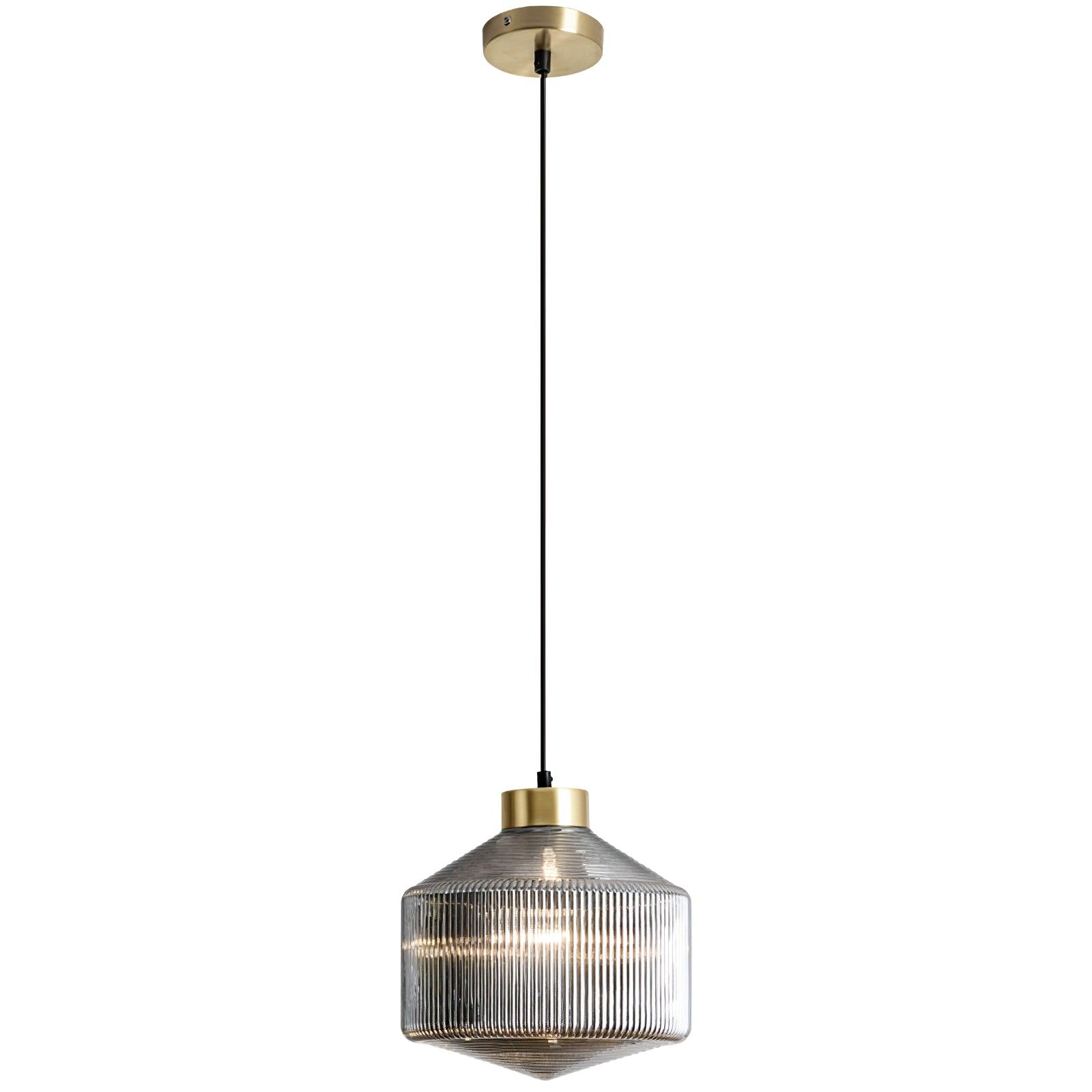 Striped Spinning Top Pendant Light - Blowlighting
