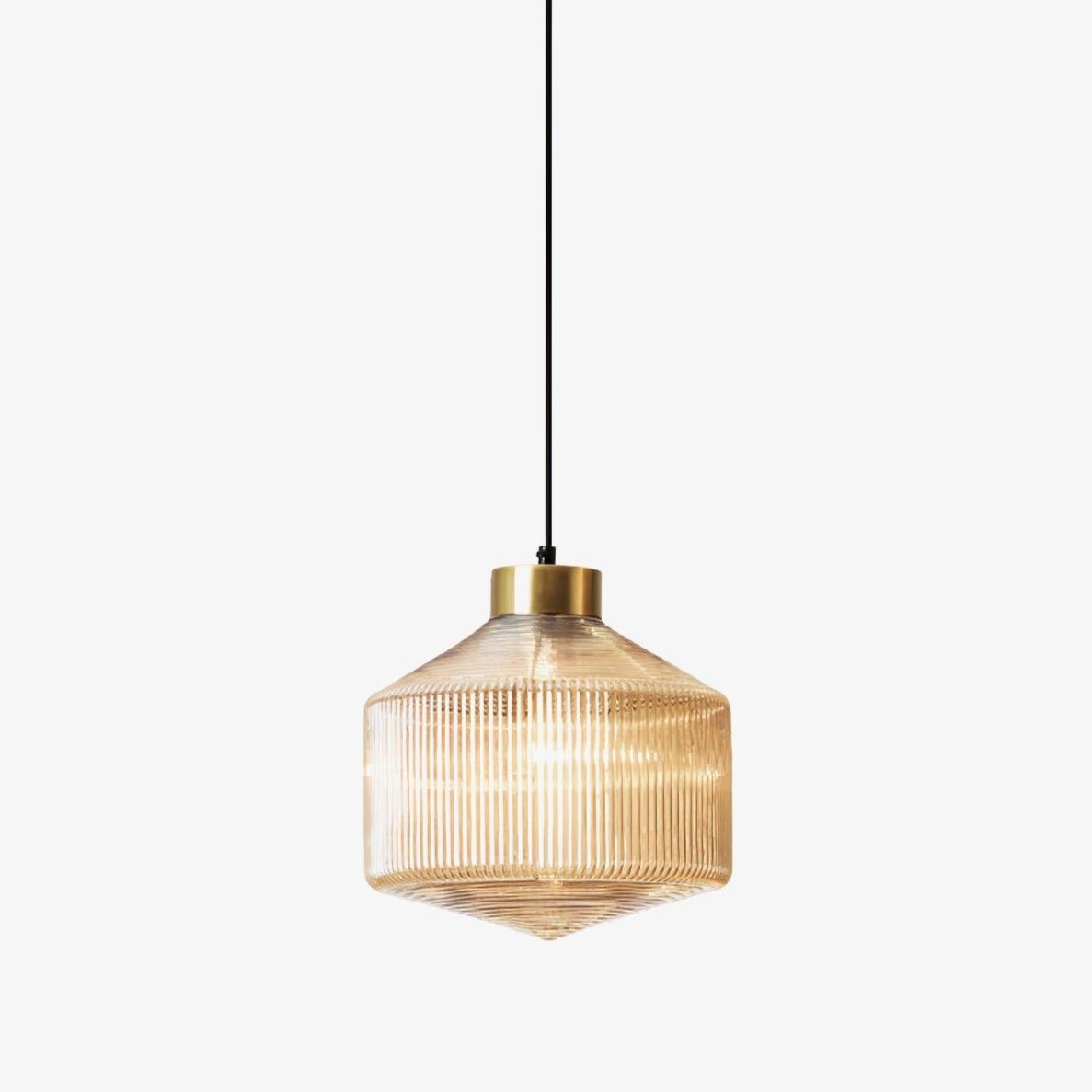 Striped Spinning Top Pendant Light - Blowlighting