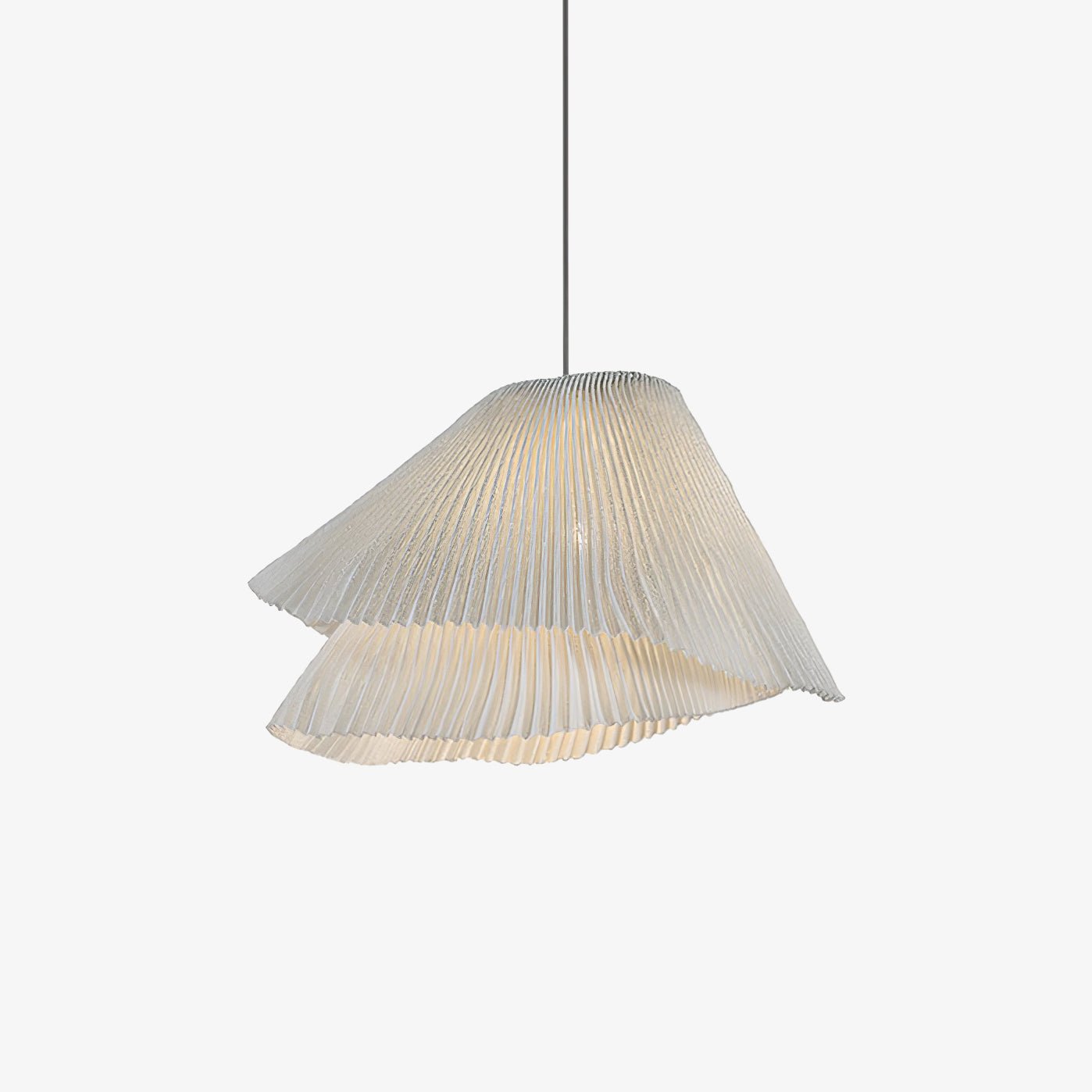 Stainless Steel Pleated Pendant Lamp - Blowlighting