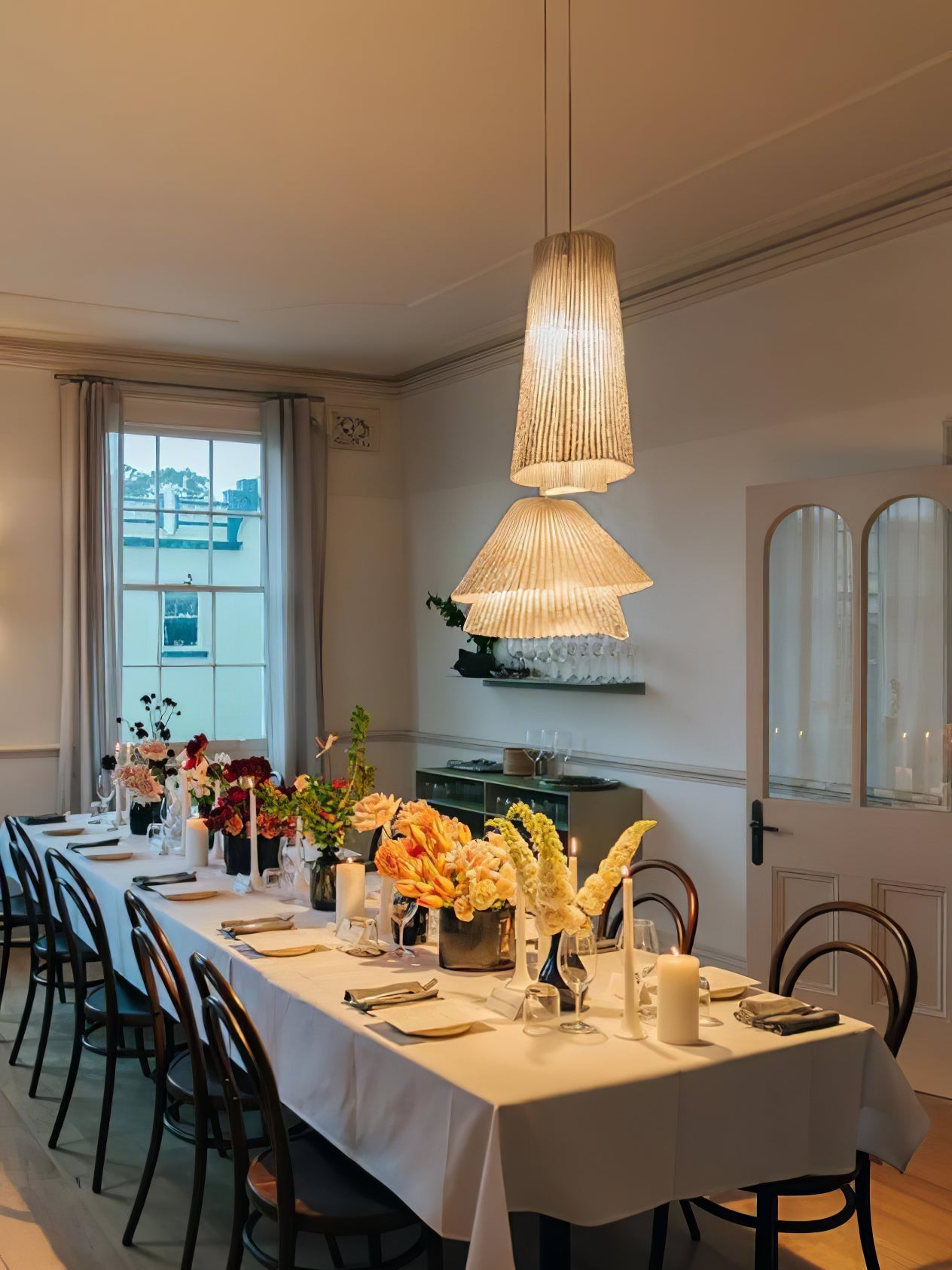 Stainless Steel Pleated Pendant Lamp - Blowlighting