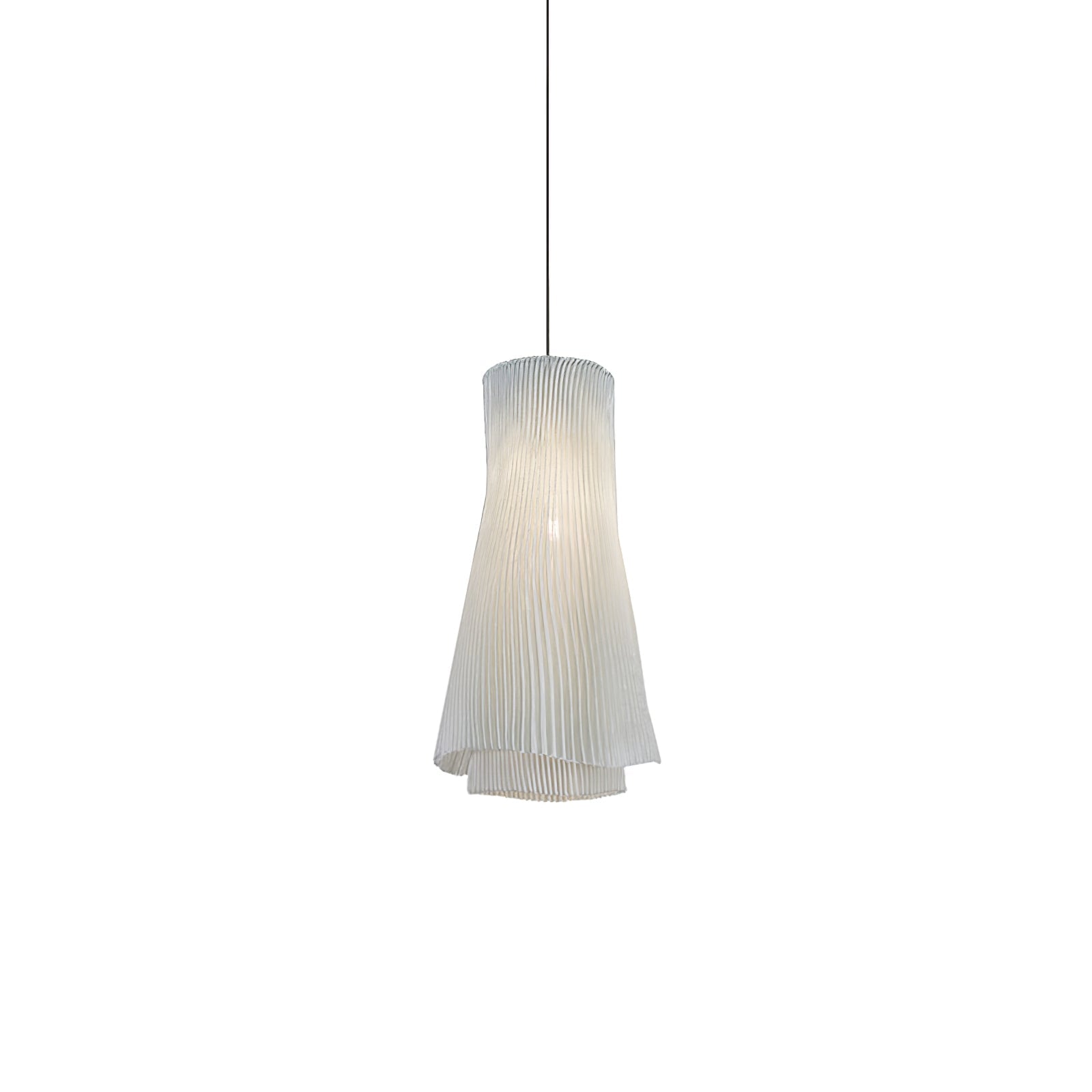 Stainless Steel Pleated Pendant Lamp - Blowlighting