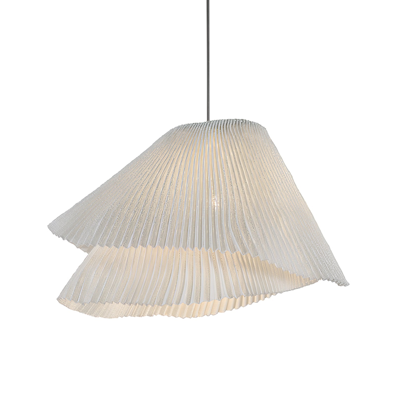 Stainless Steel Pleated Pendant Lamp - Blowlighting