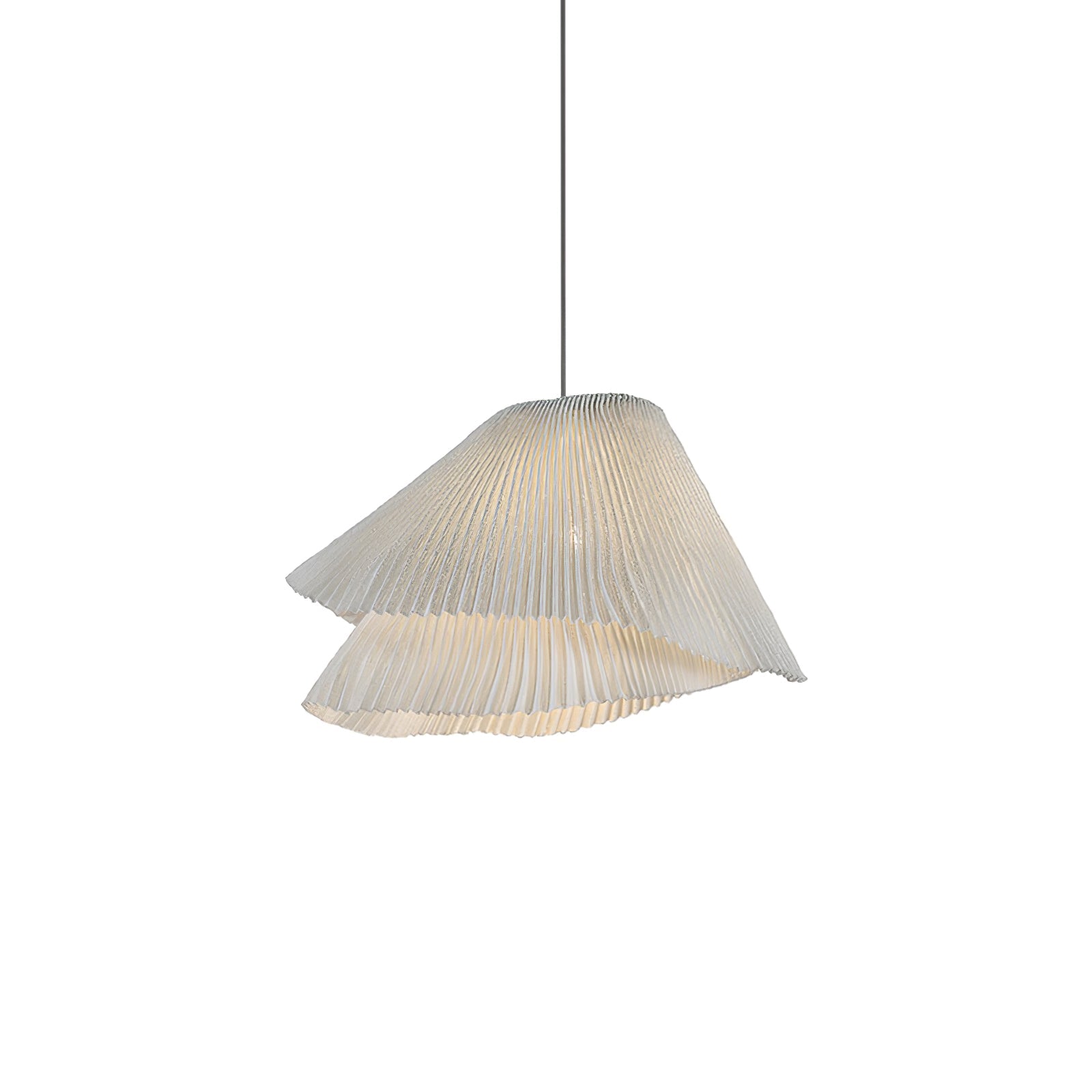 Stainless Steel Pleated Pendant Lamp - Blowlighting