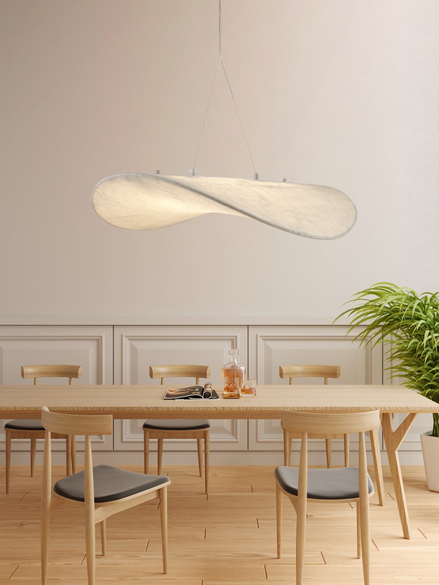Tense Silk Pendant Light - Blowlighting