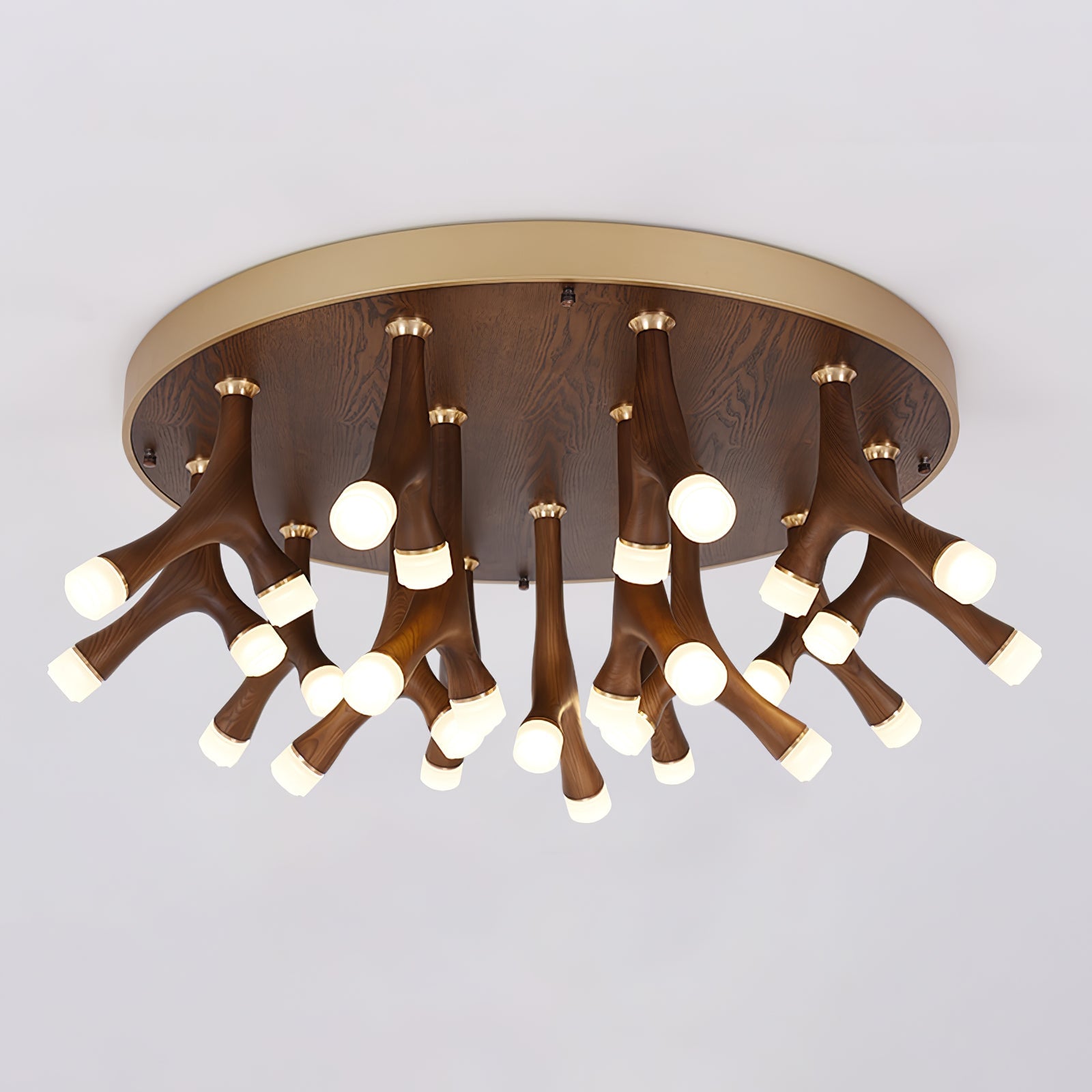 Vilorion Nature-Inspired Wood Ceiling Light - Blowlighting