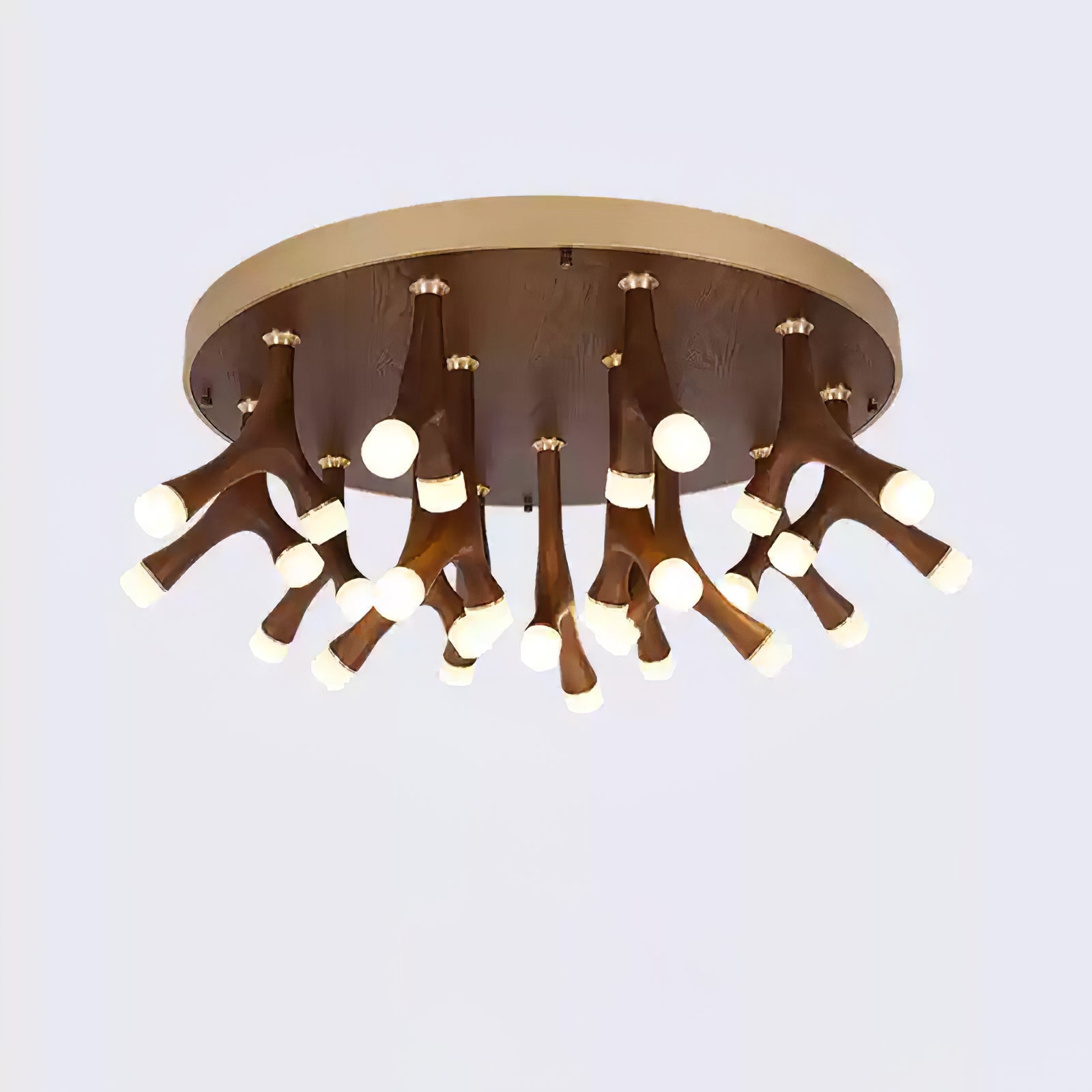 Vilorion Nature-Inspired Wood Ceiling Light - Blowlighting