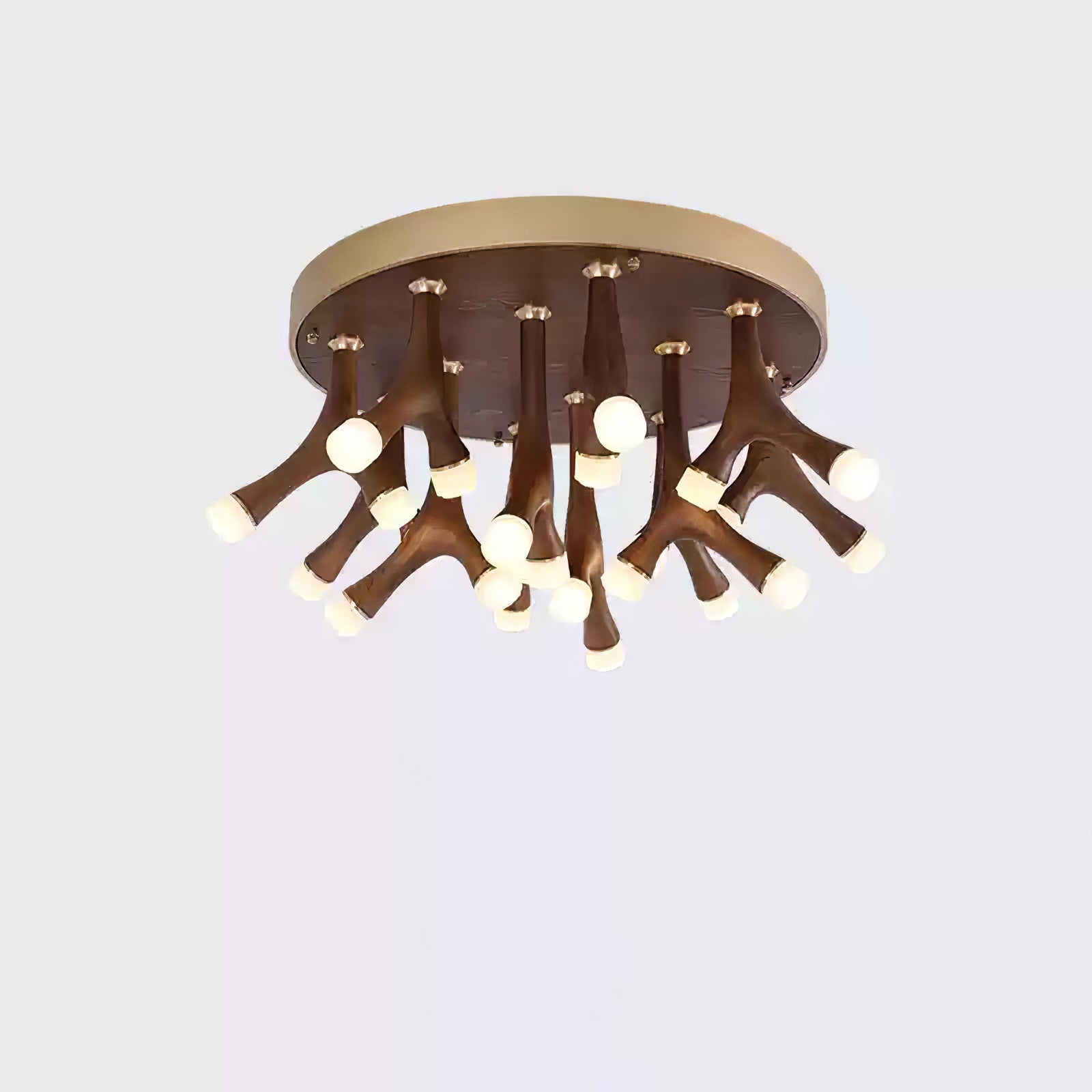 Vilorion Nature-Inspired Wood Ceiling Light - Blowlighting