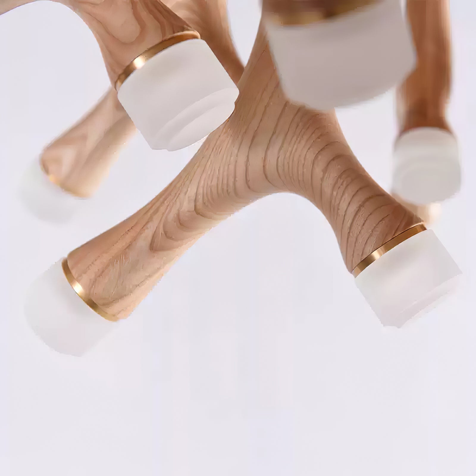 Vilorion Nature-Inspired Wood Ceiling Light - Blowlighting