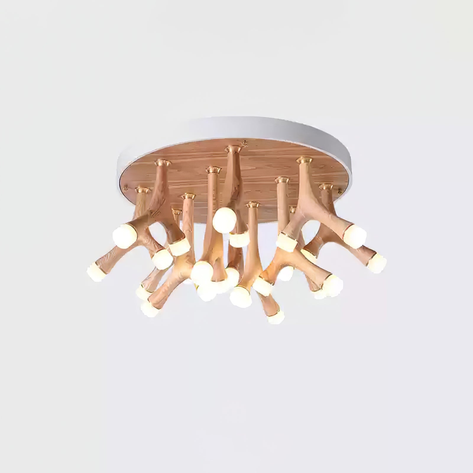Vilorion Nature-Inspired Wood Ceiling Light - Blowlighting