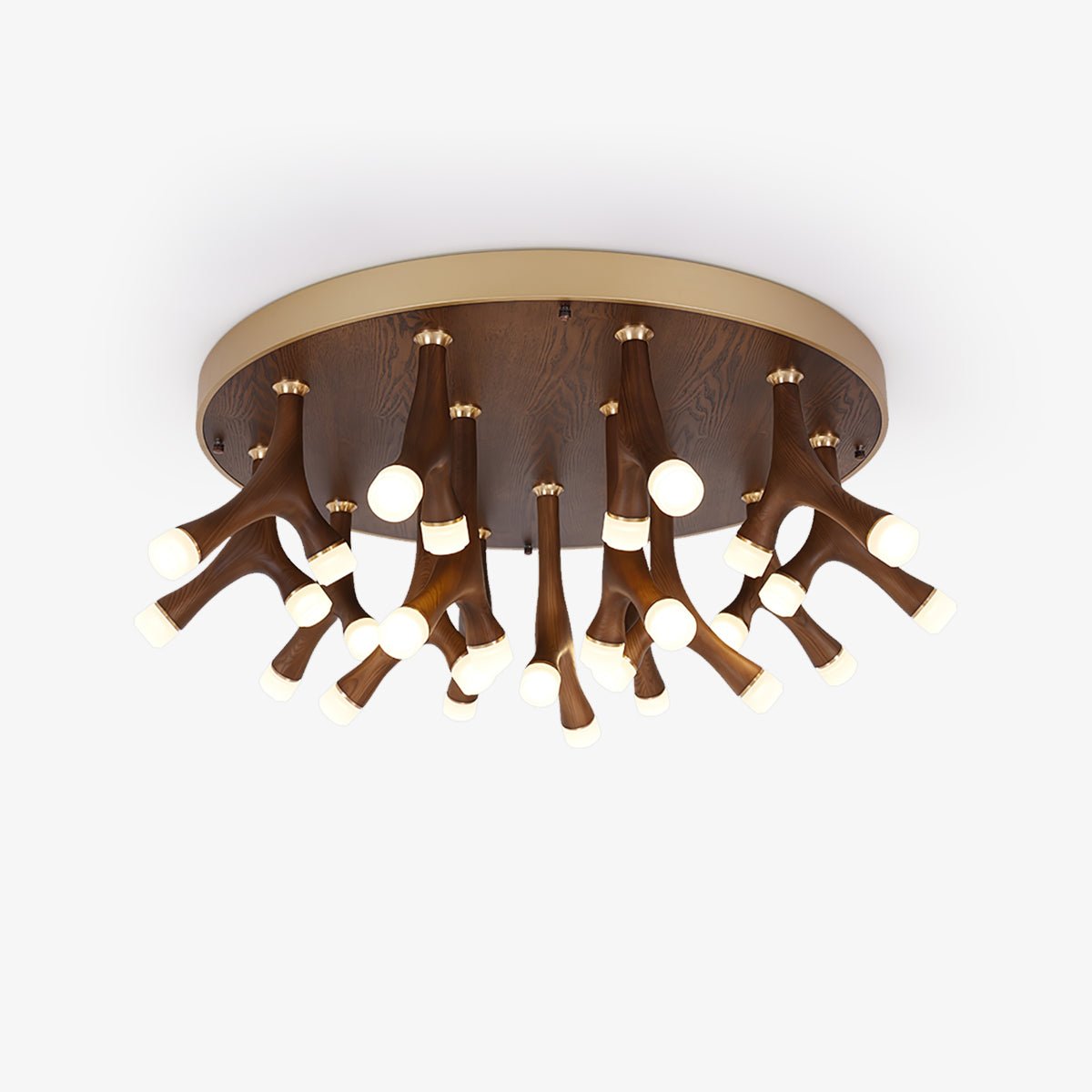 Vilorion Nature-Inspired Wood Ceiling Light - Blowlighting