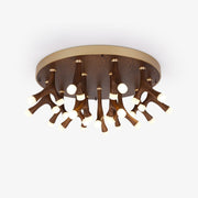 Vilorion Nature-Inspired Wood Ceiling Light - Blowlighting