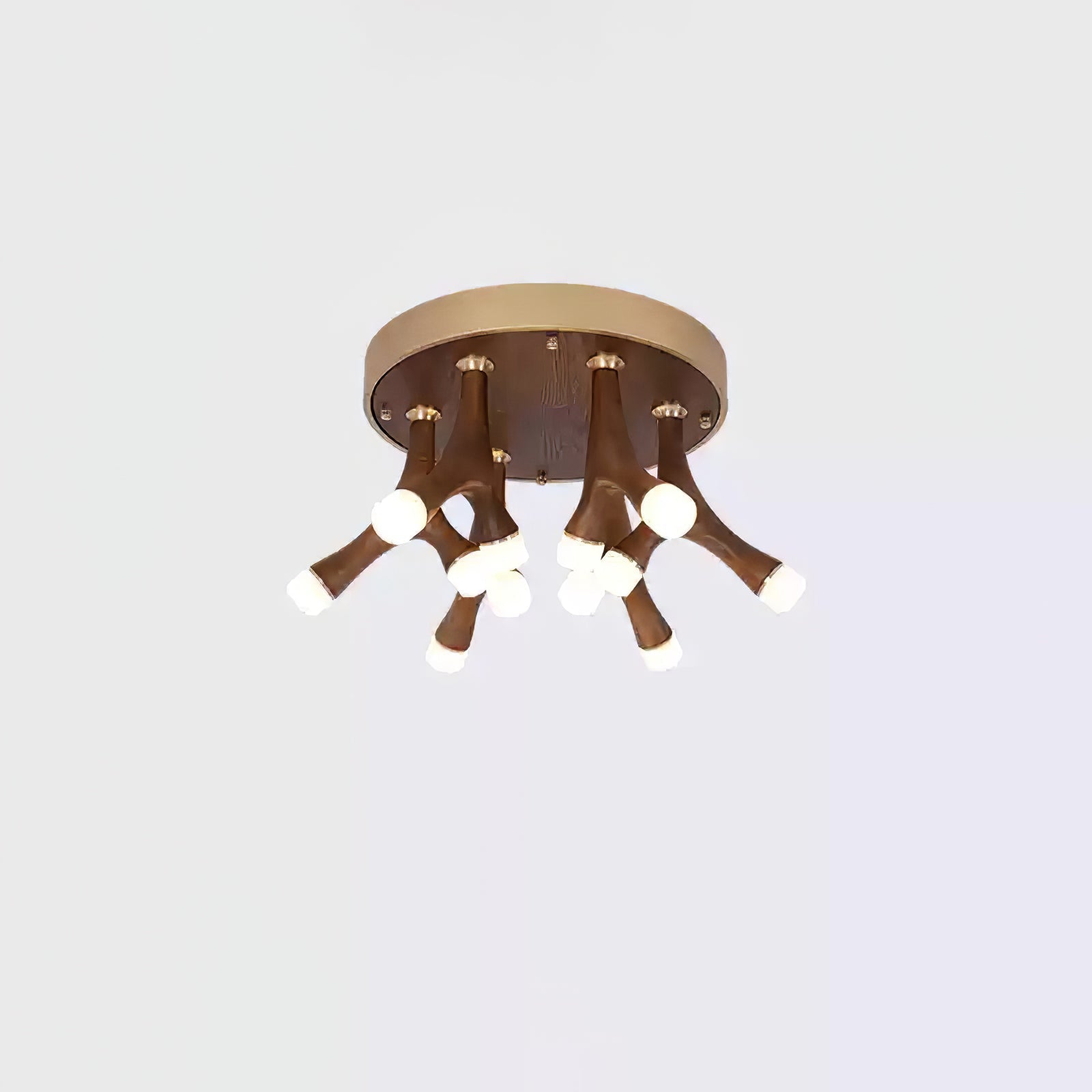 Vilorion Nature-Inspired Wood Ceiling Light - Blowlighting