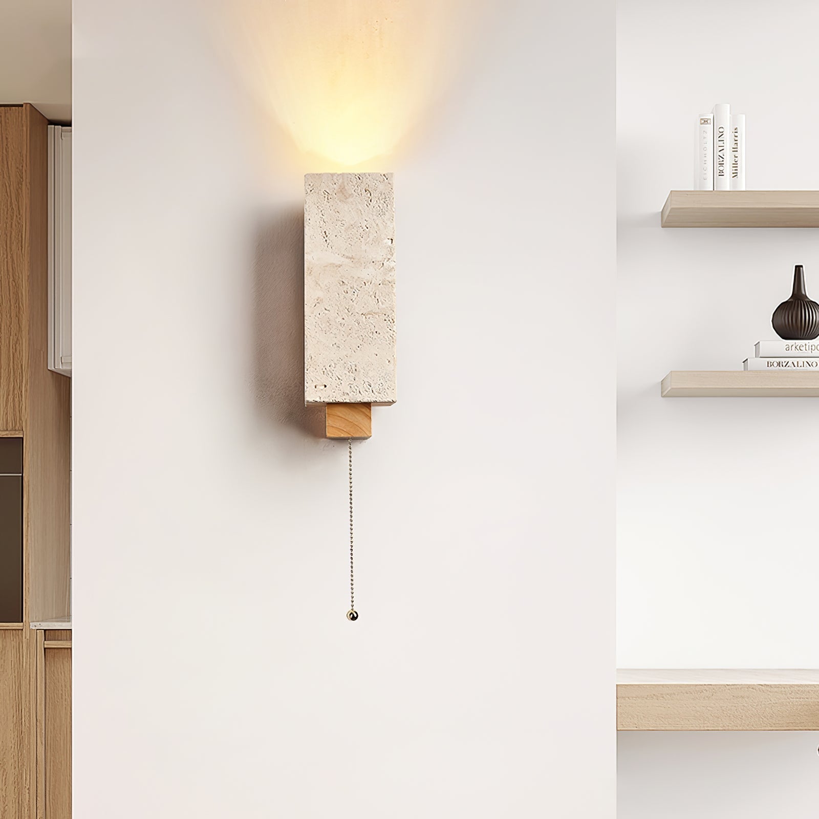 Elsoran Travertine Block Wall Light - Blowlighting