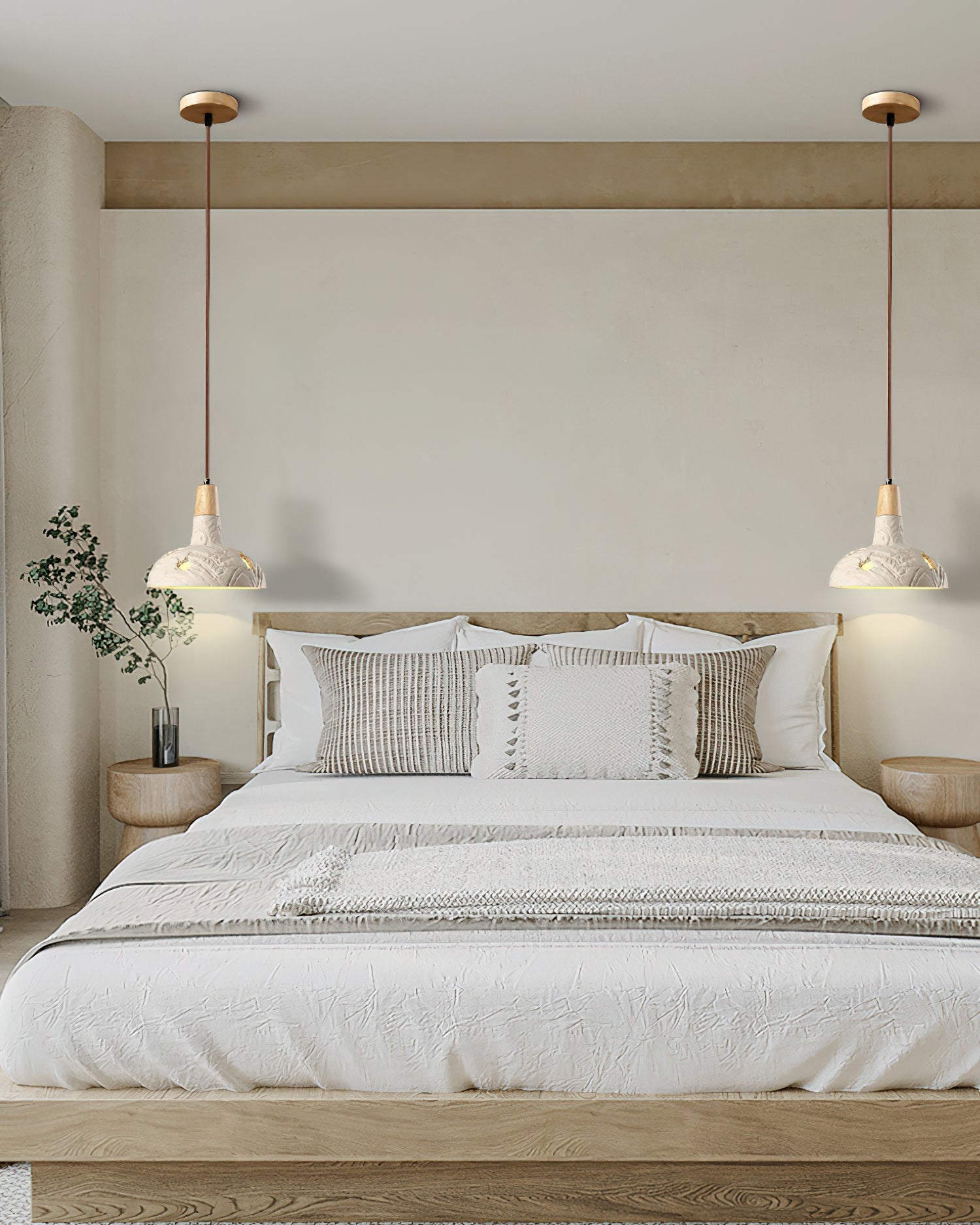 Cement Carve Pendant Lamp - Blowlighting