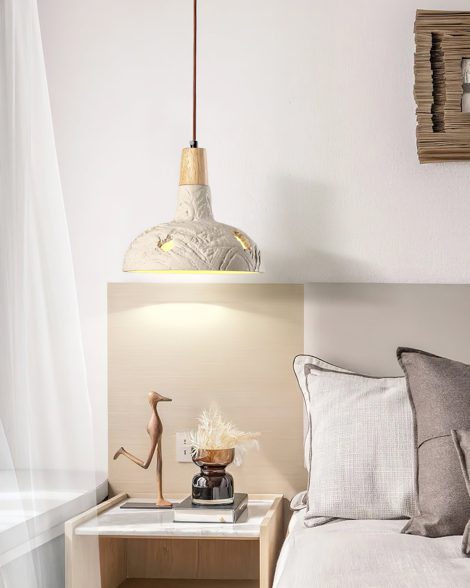 Cement Carve Pendant Lamp - Blowlighting