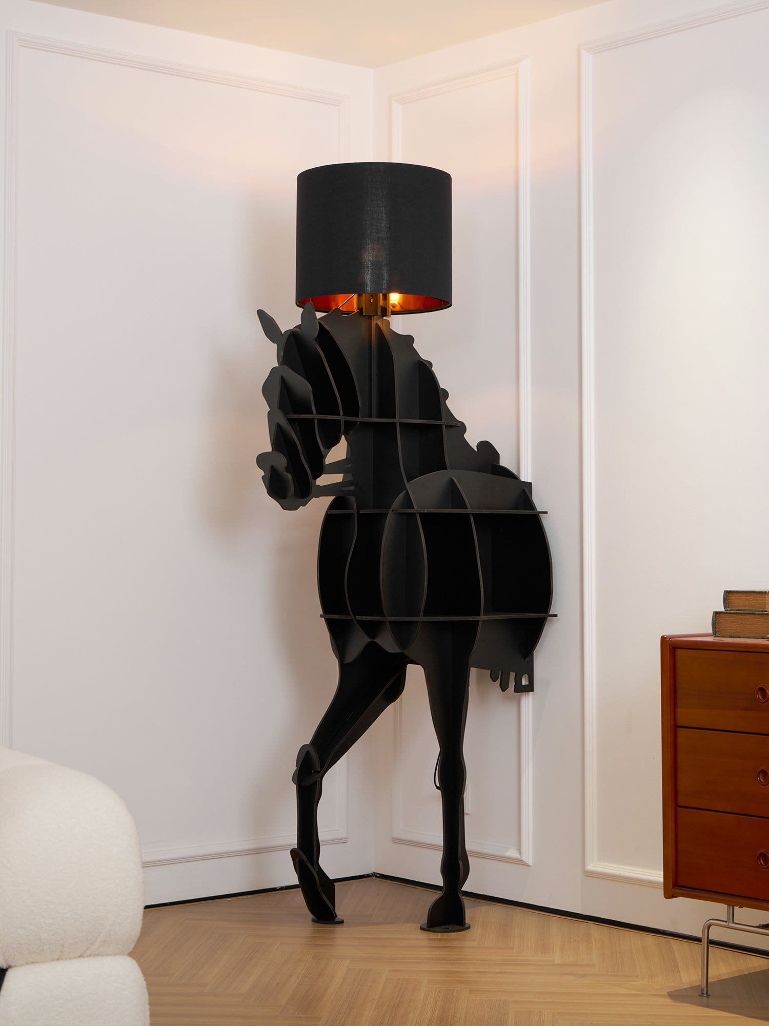 Zothaara Horse-shaped Floor Lamp - Blowlighting