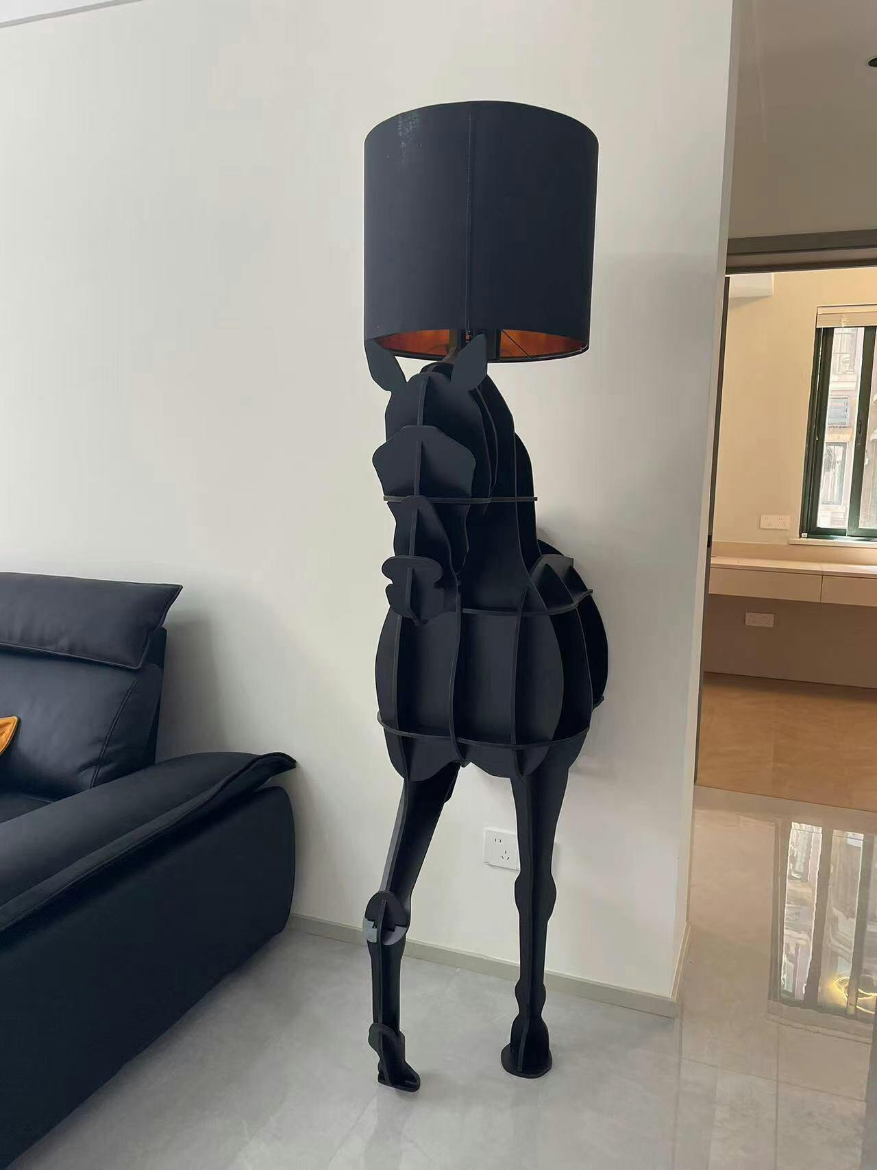 Zothaara Horse-shaped Floor Lamp - Blowlighting