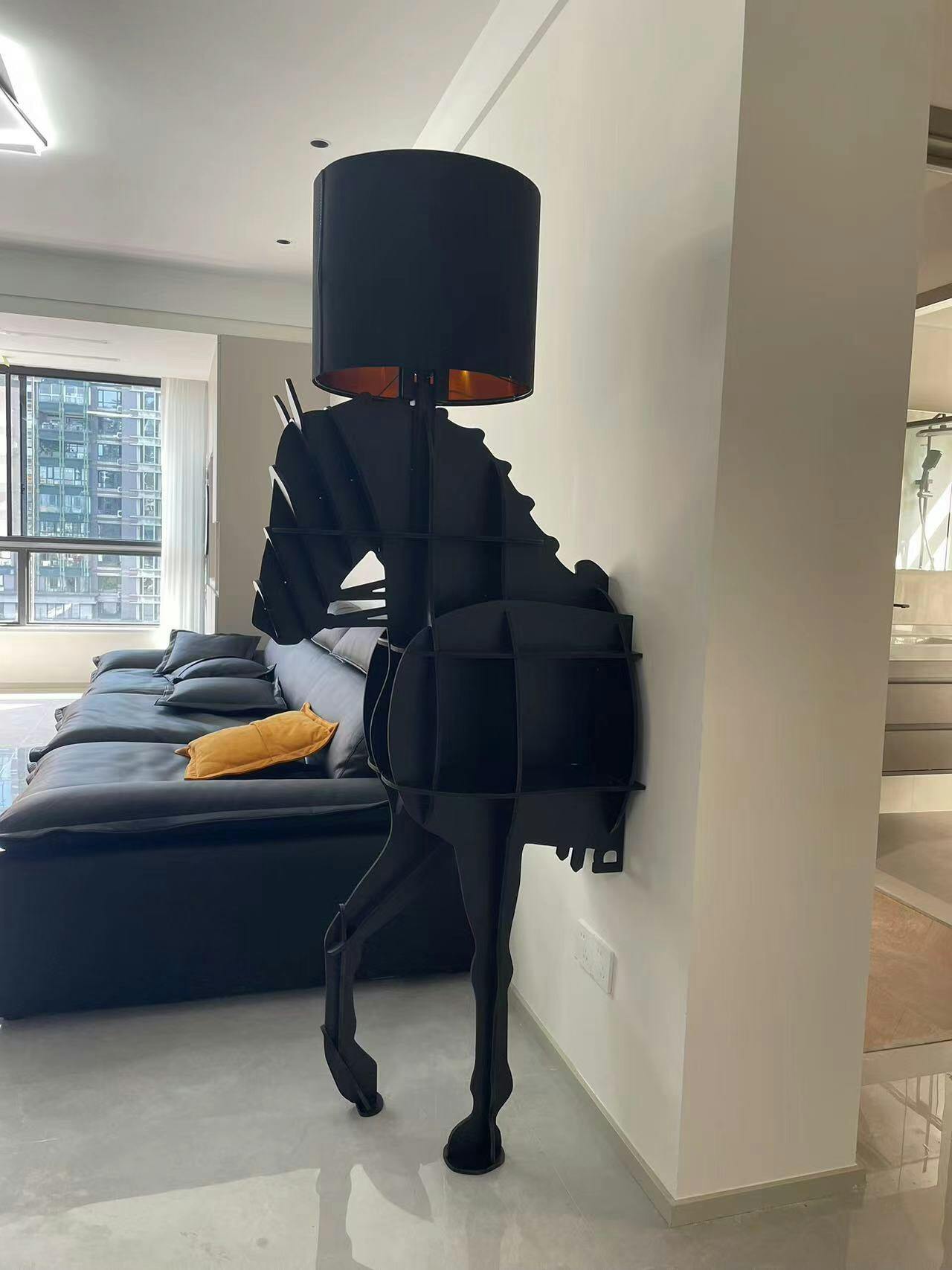 Zothaara Horse-shaped Floor Lamp - Blowlighting