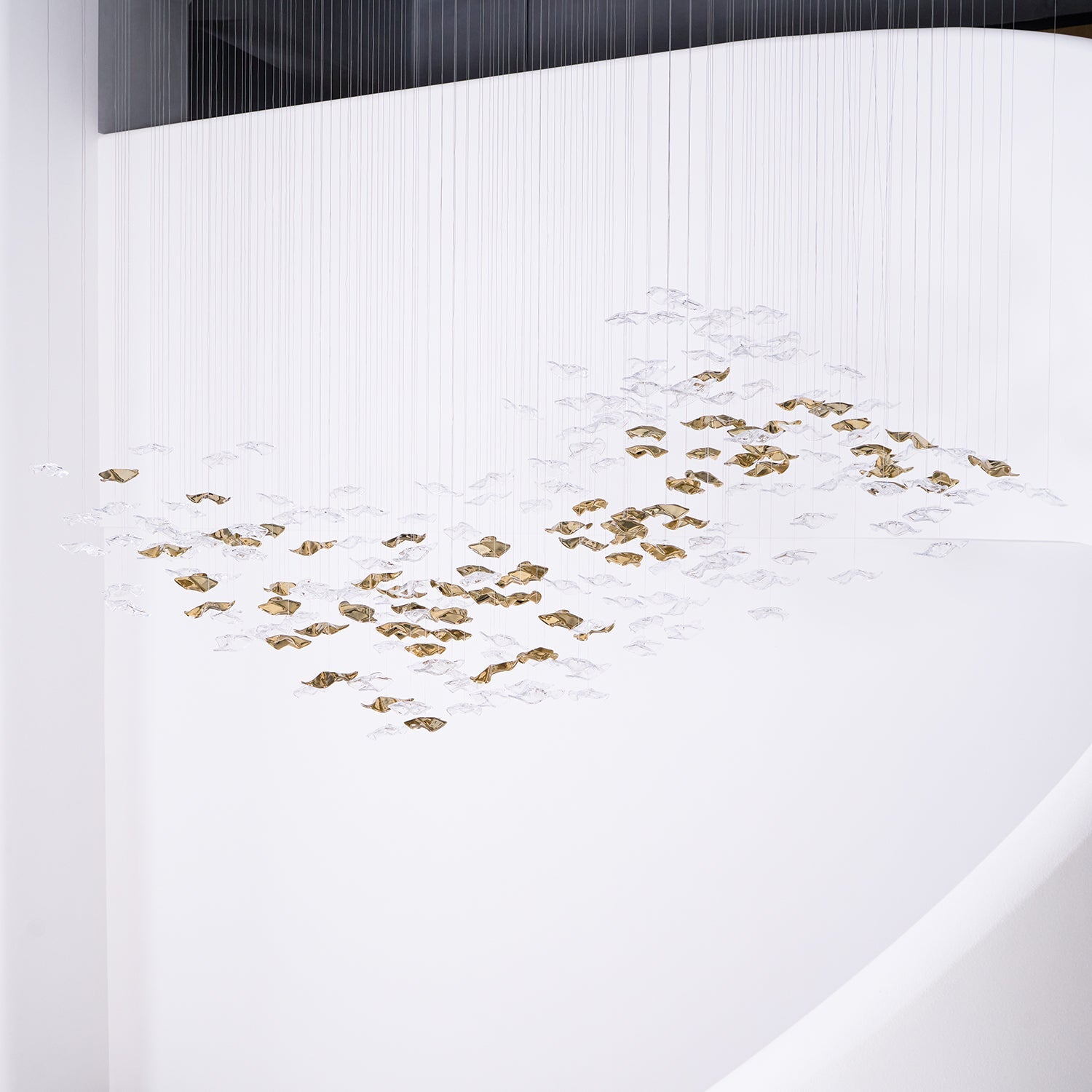 Vecarisra Luxury Tidal Art Glass Pendants Lamp - Blowlighting