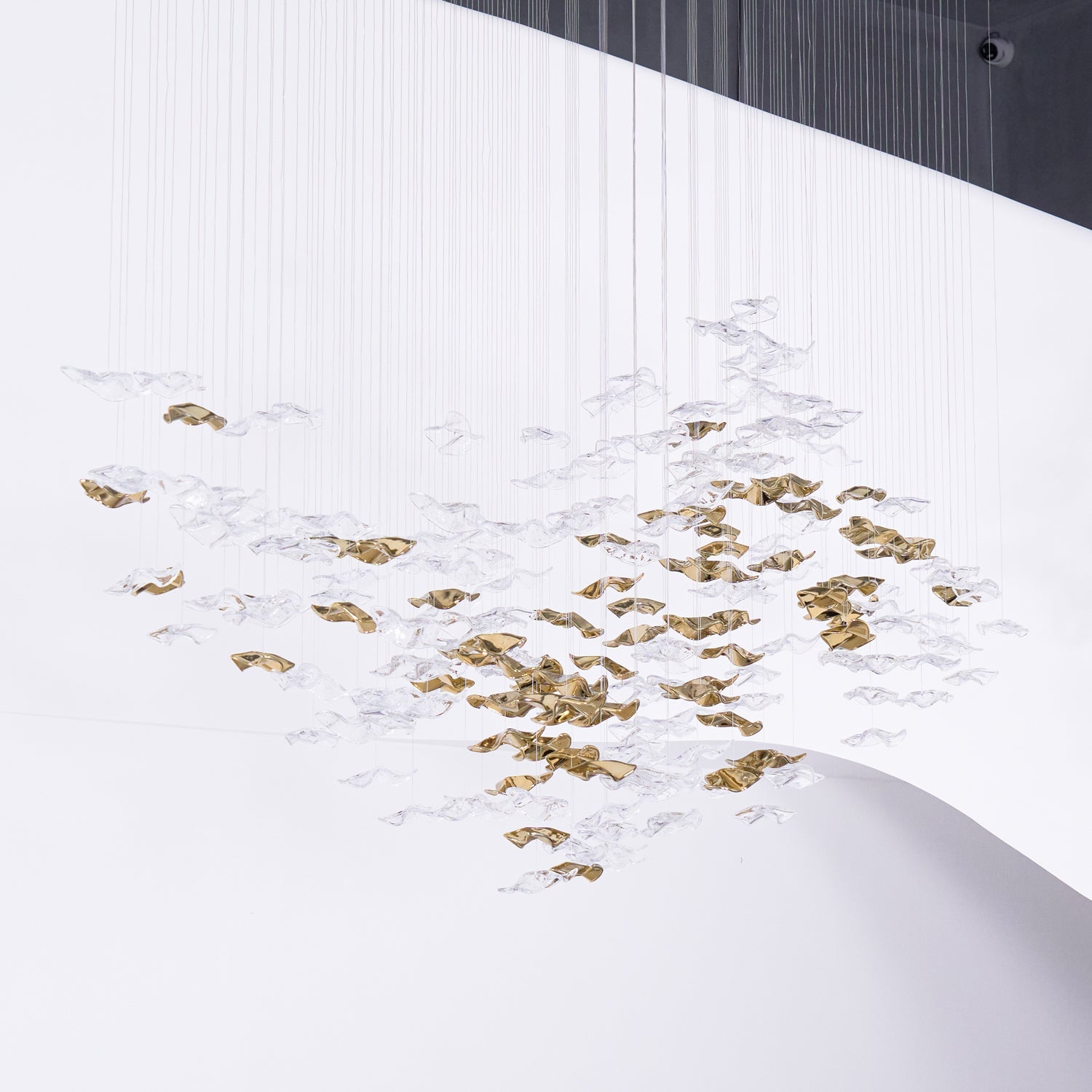 Vecarisra Luxury Tidal Art Glass Pendants Lamp - Blowlighting