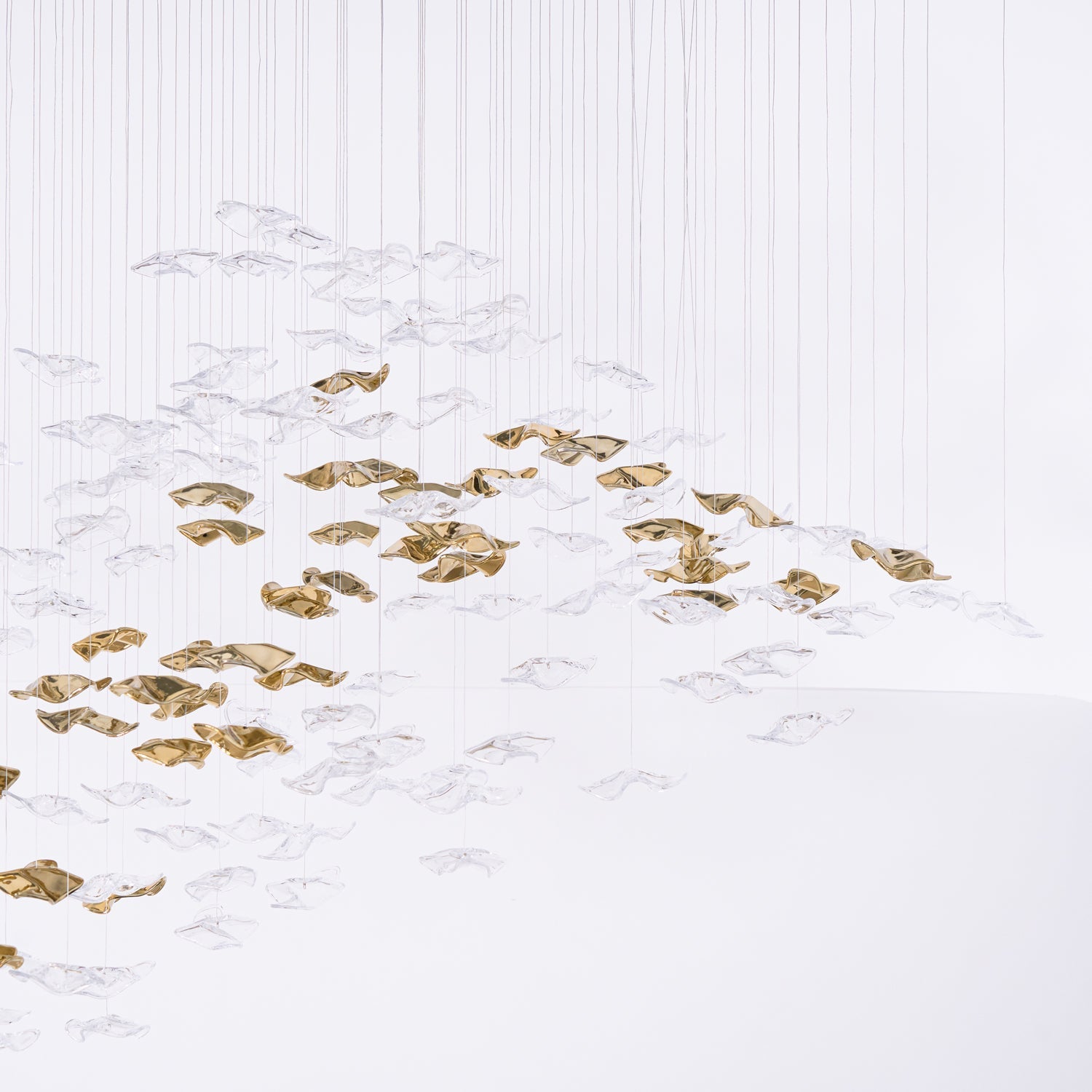 Vecarisra Luxury Tidal Art Glass Pendants Lamp - Blowlighting