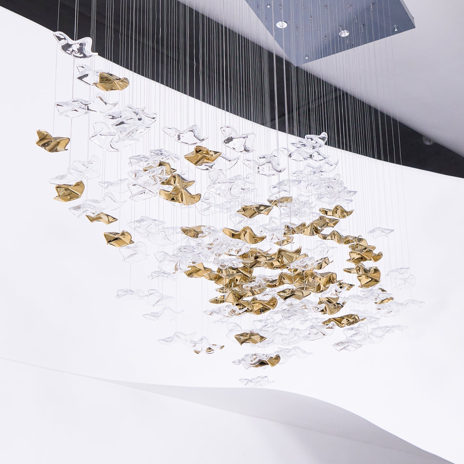 Vecarisra Luxury Tidal Art Glass Pendants Lamp - Blowlighting