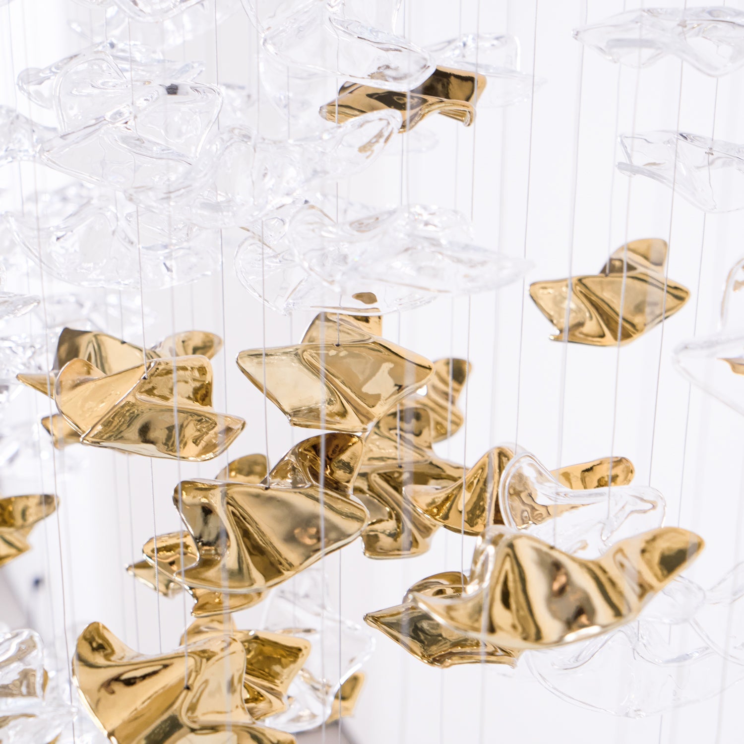 Vecarisra Luxury Tidal Art Glass Pendants Lamp - Blowlighting