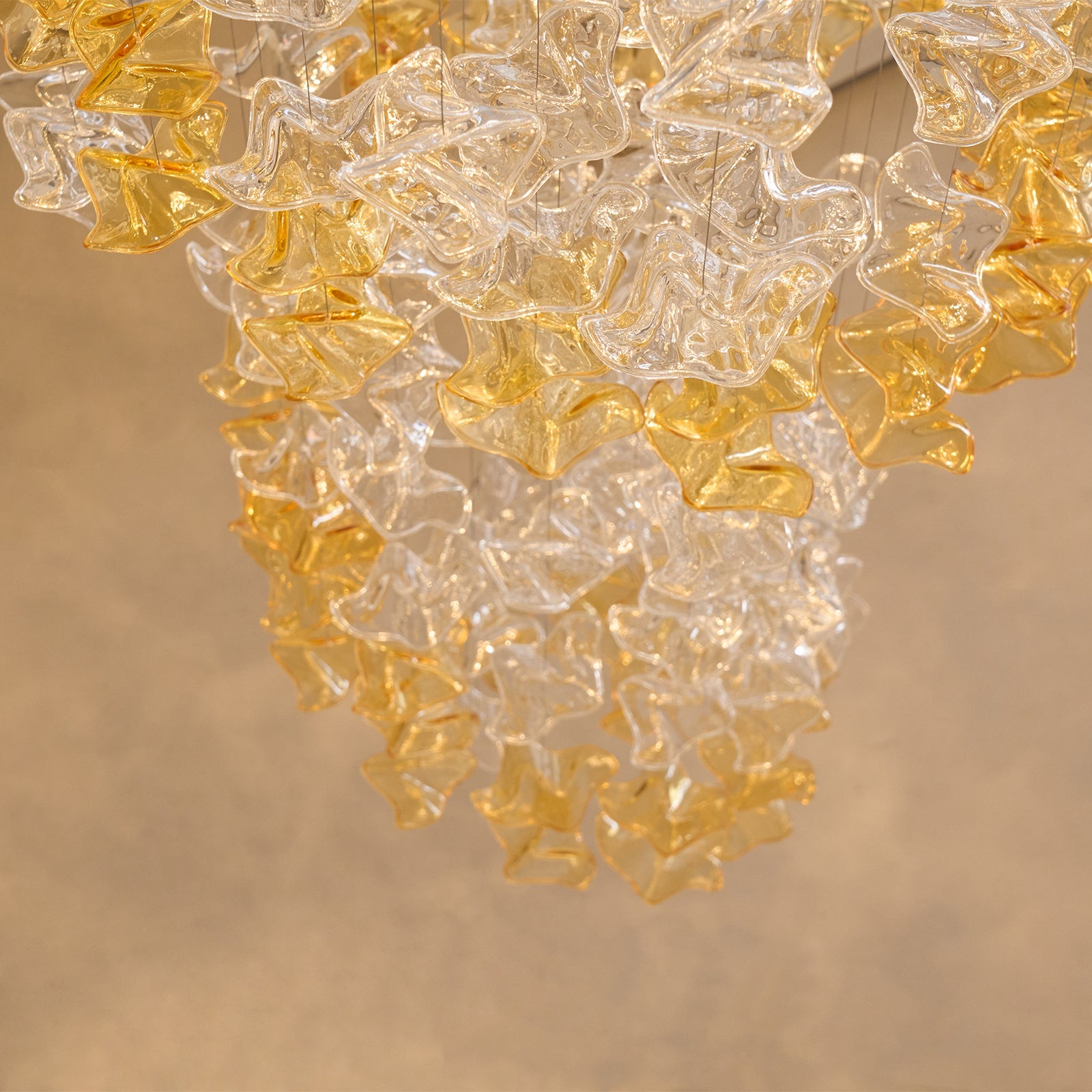 Vecarisra Luxury Tidal Art Glass Pendants Lamp - Blowlighting