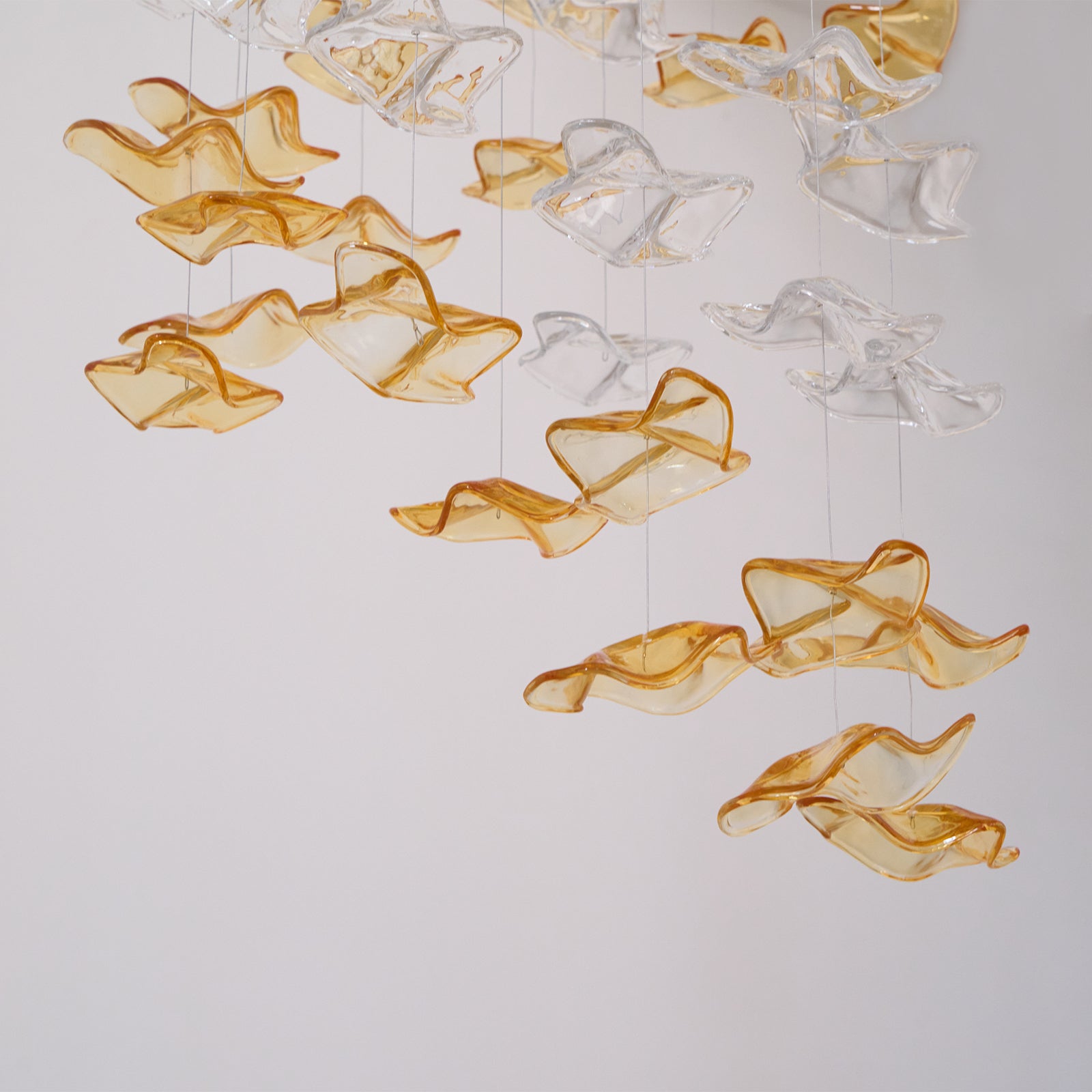 Vecarisra Luxury Tidal Art Glass Pendants Lamp - Blowlighting