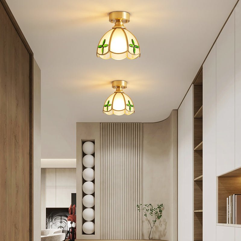 Tiffany Floral Ceiling Lamp - Blowlighting