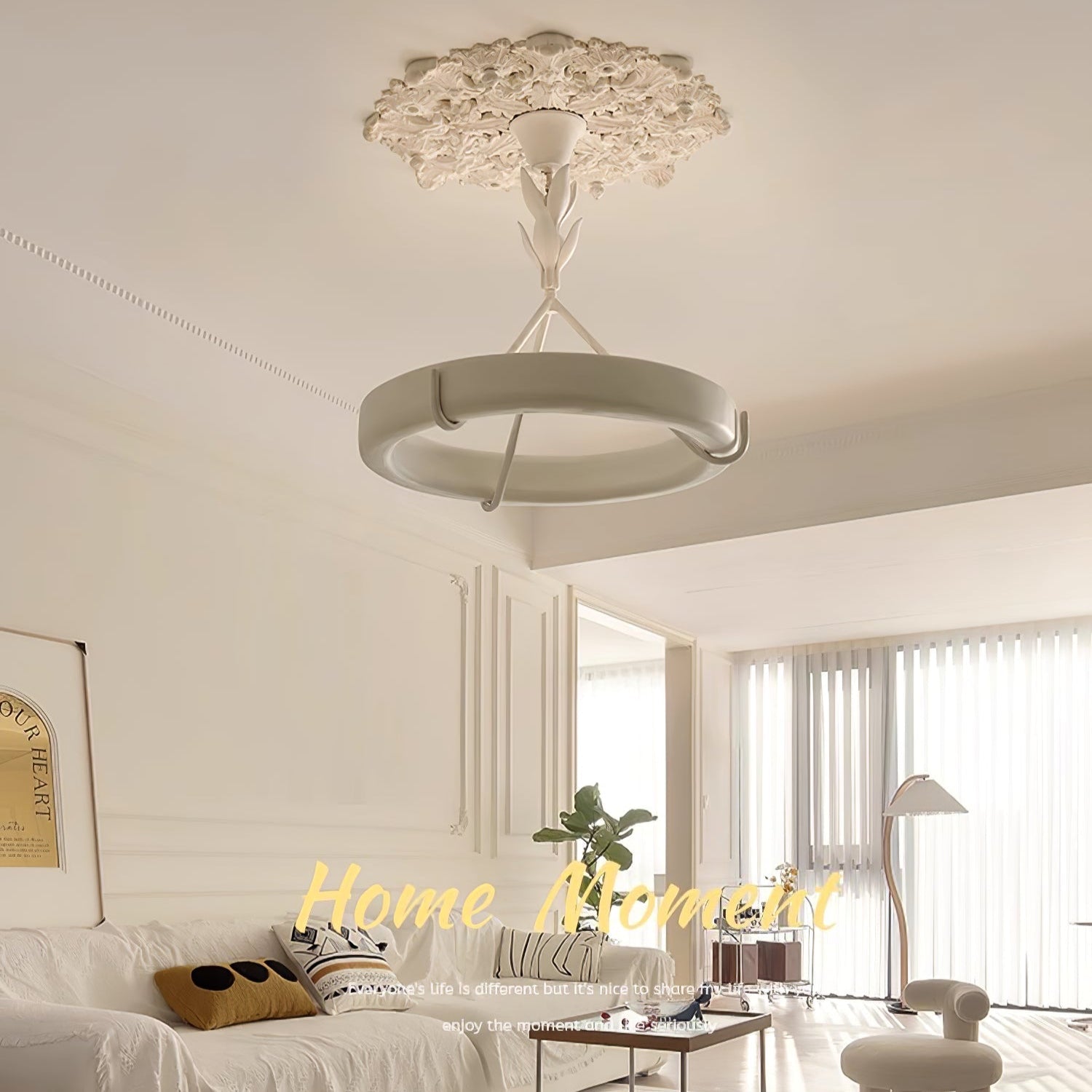Tinsley Plaster Chandelier - Blowlighting