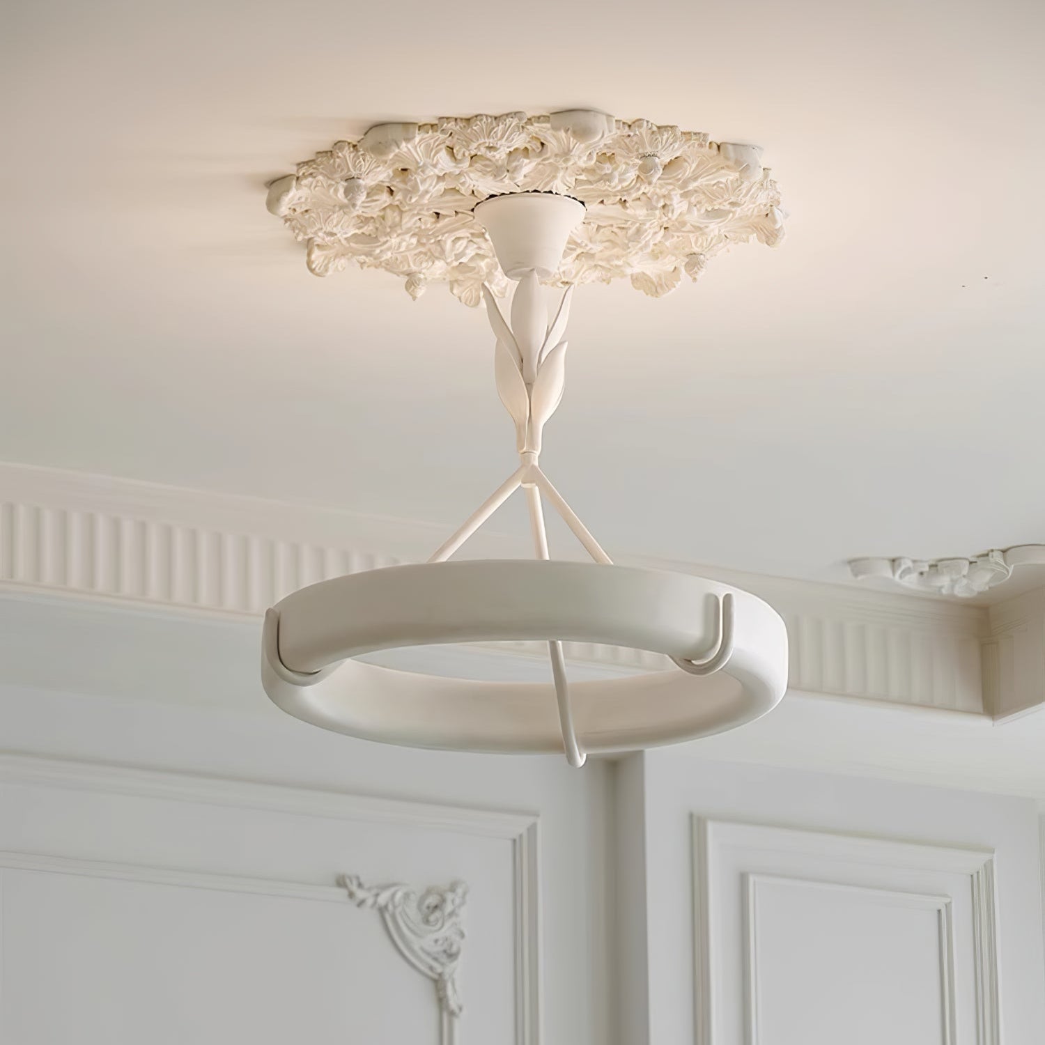 Tinsley Plaster Chandelier - Blowlighting