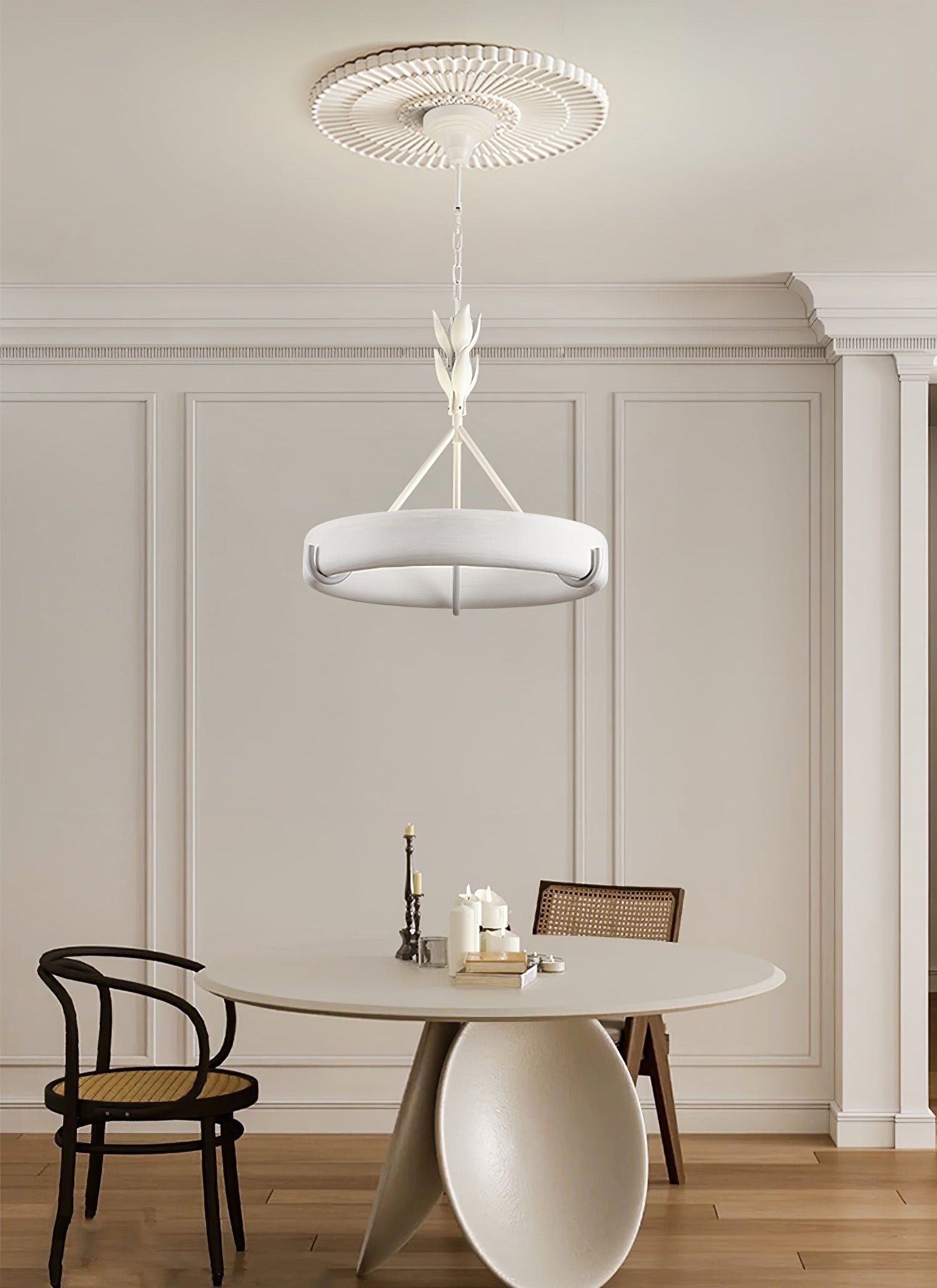 Tinsley Plaster Chandelier - Blowlighting