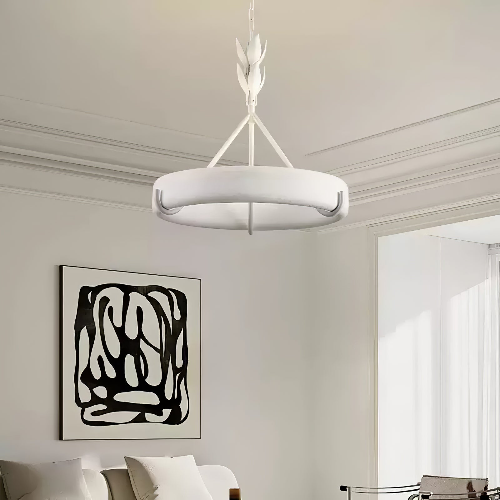 Tinsley Plaster Chandelier - Blowlighting