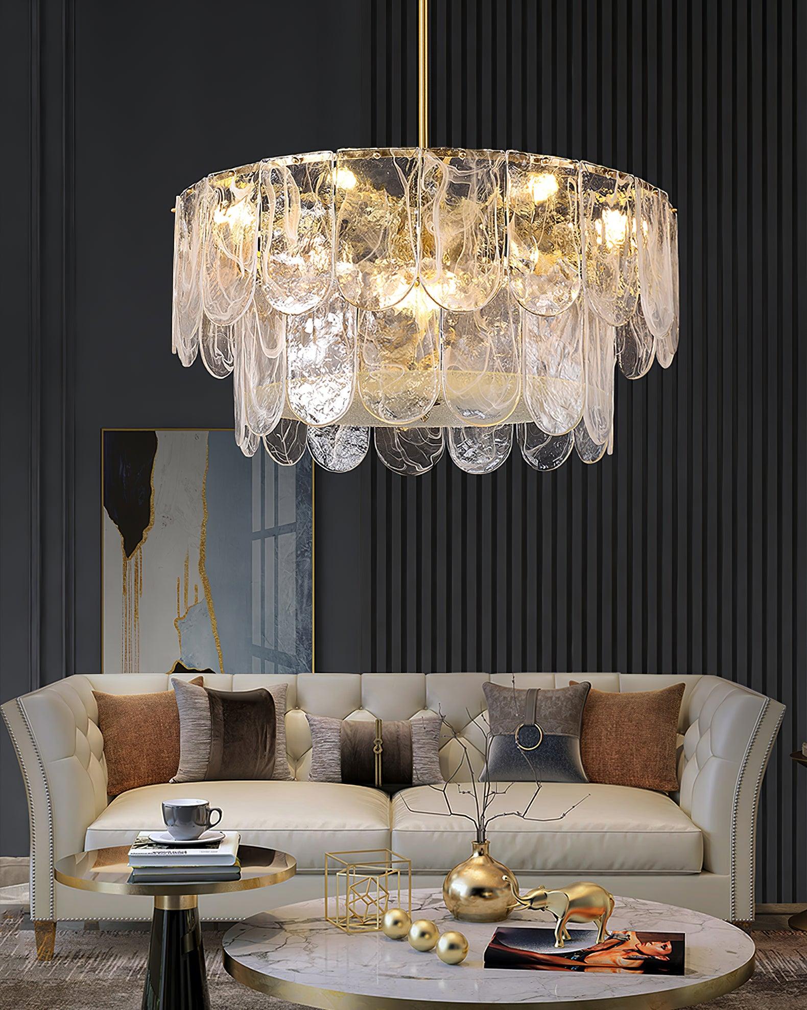 Traditional Classic Glass Chandelier - Blowlighting