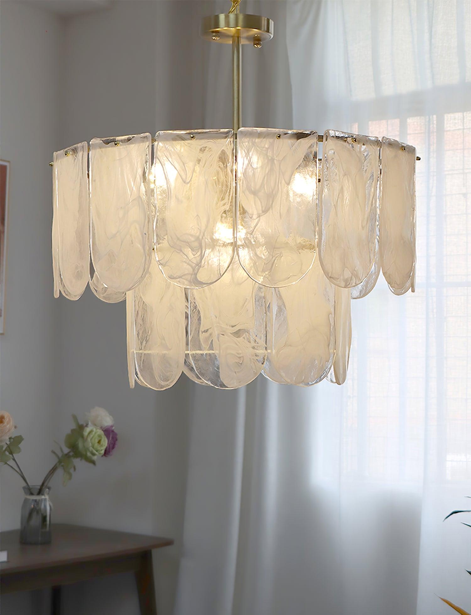 Traditional Classic Glass Chandelier - Blowlighting
