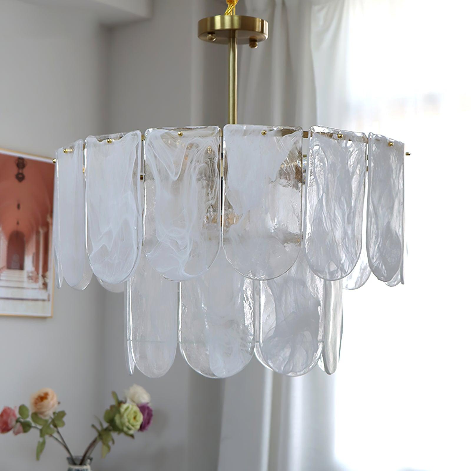 Traditional Classic Glass Chandelier - Blowlighting