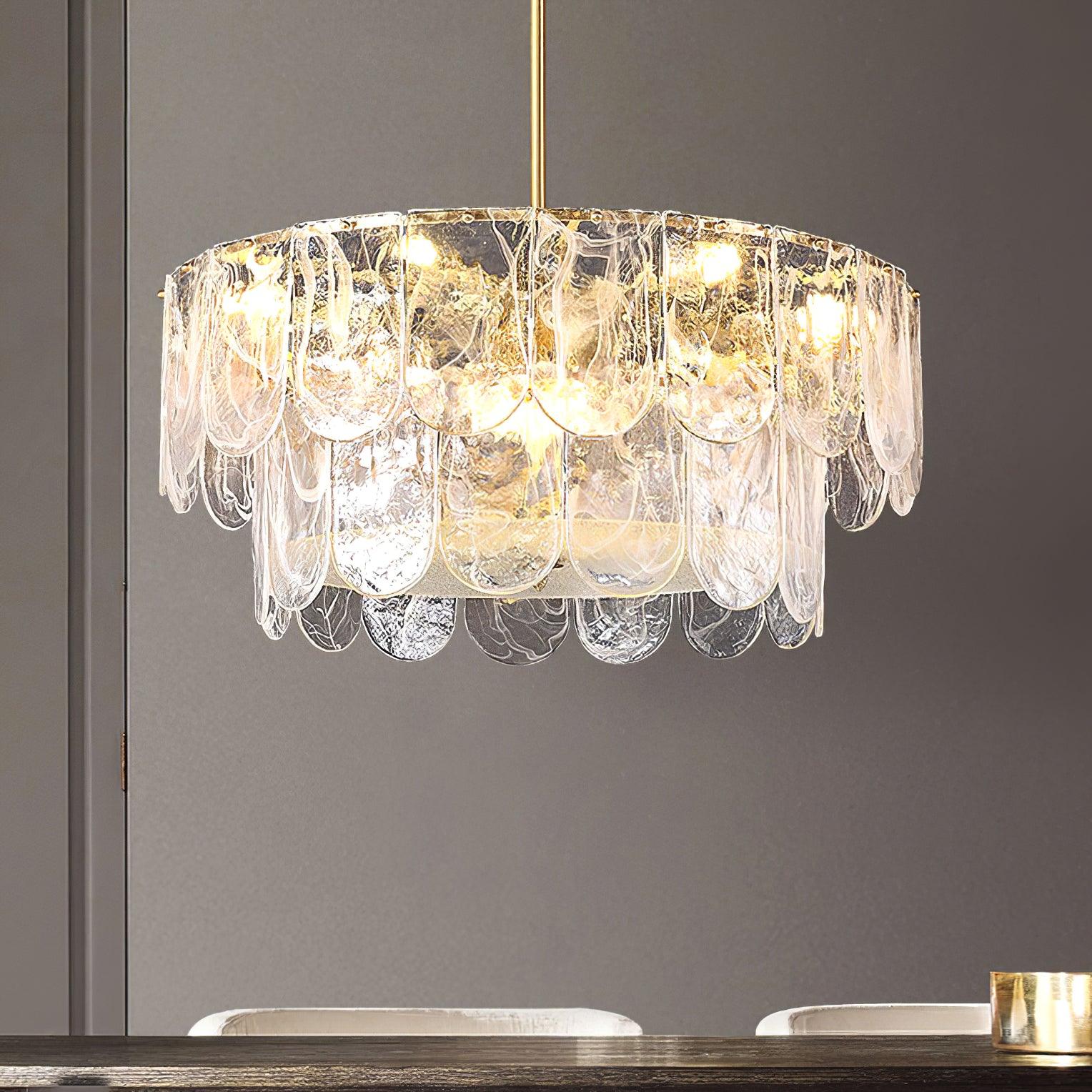 Traditional Classic Glass Chandelier - Blowlighting