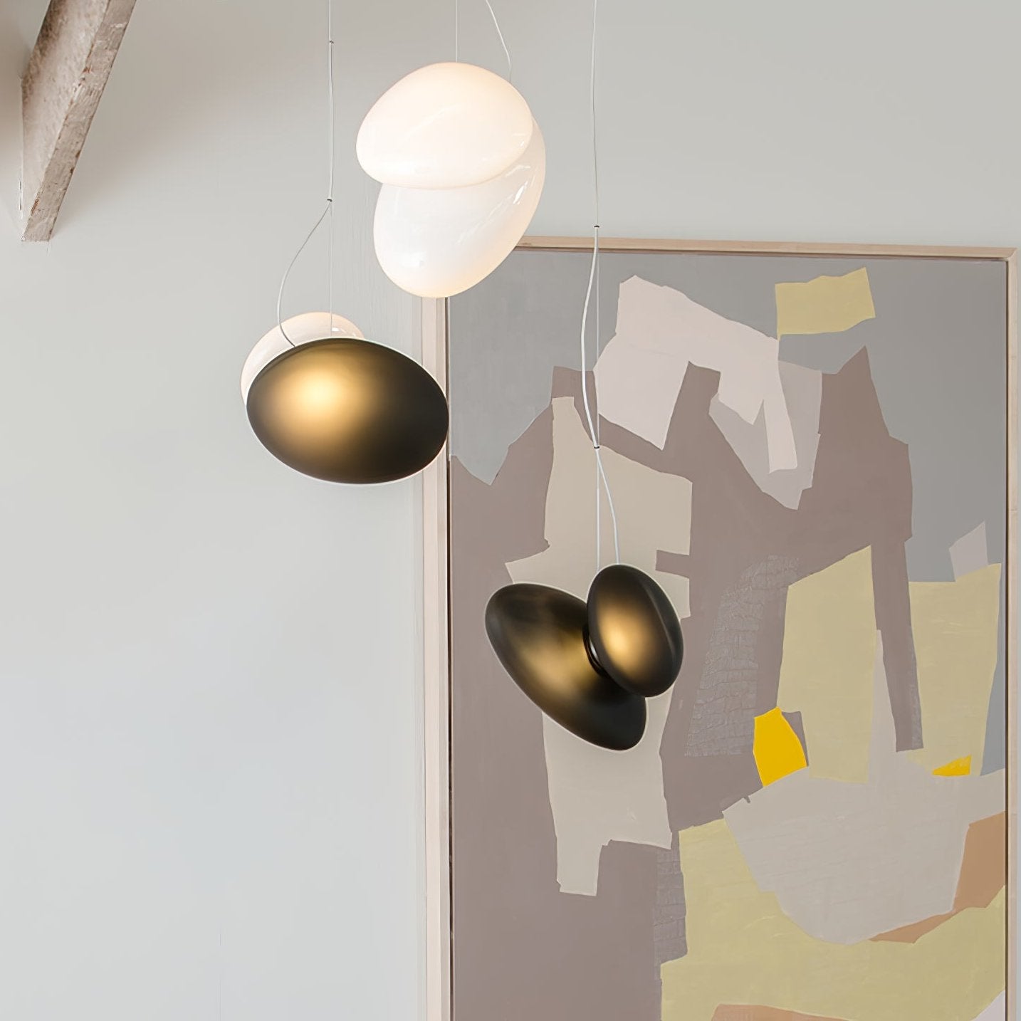 Translucent Frosted Glass Pendant Light - Blowlighting