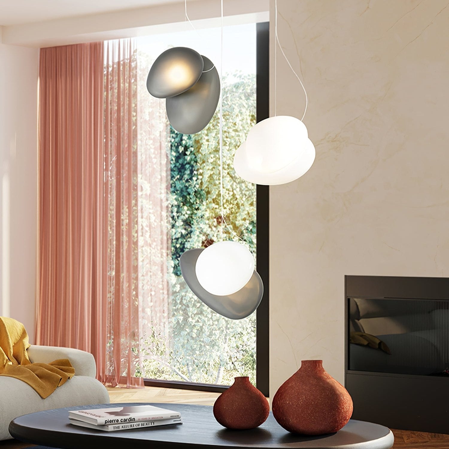 Translucent Frosted Glass Pendant Light - Blowlighting