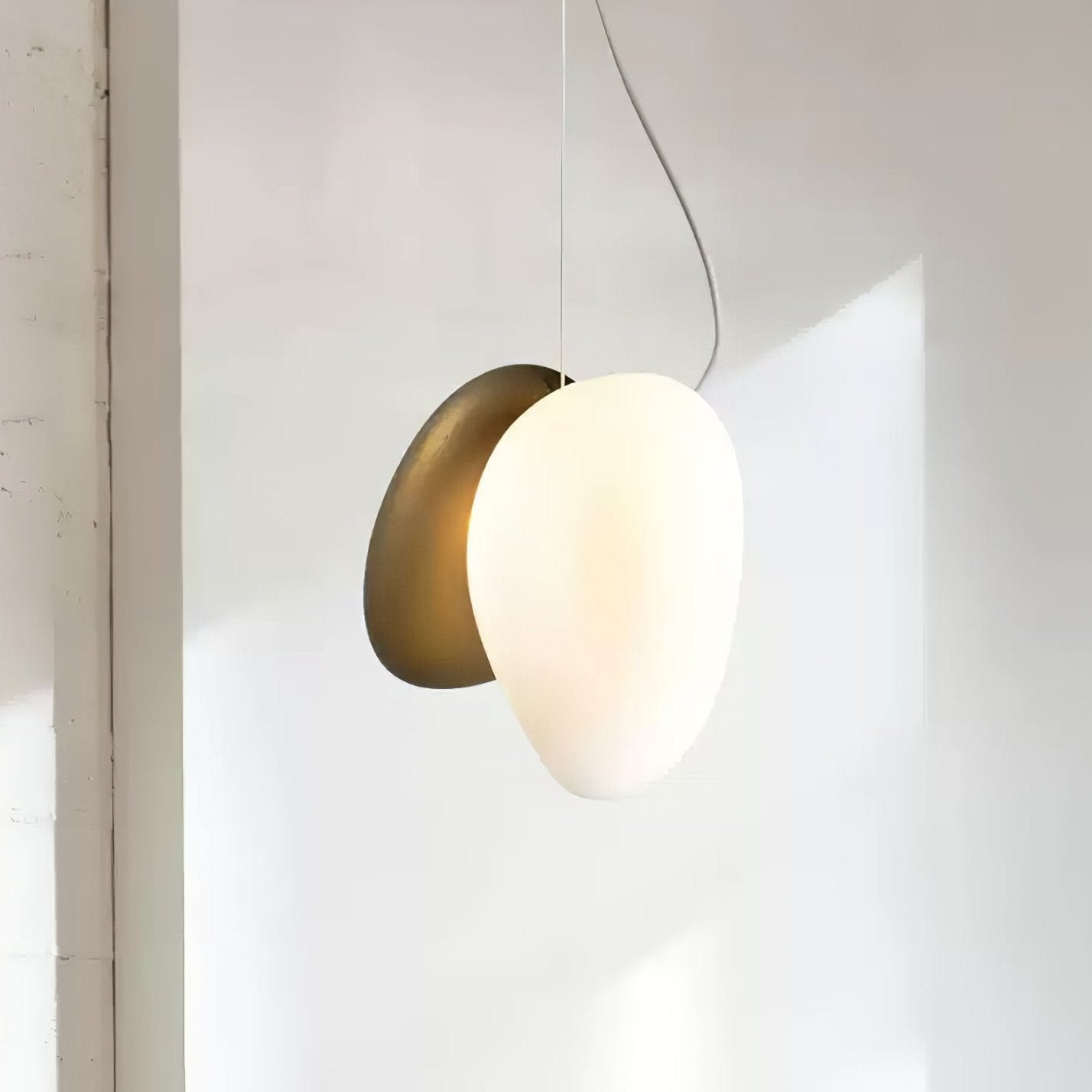 Translucent Frosted Glass Pendant Light - Blowlighting