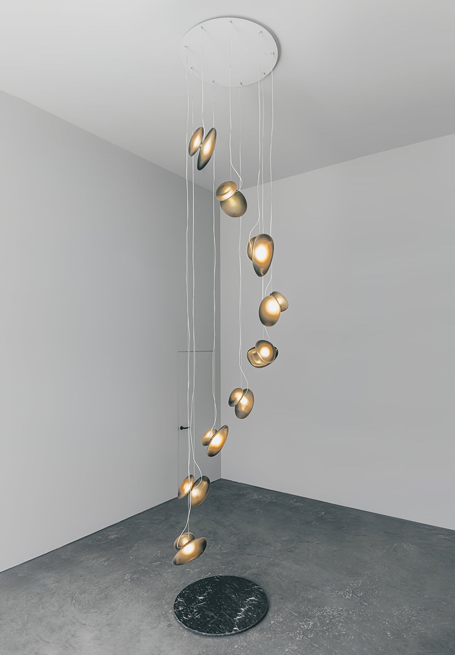 Translucent Frosted Glass Pendant Light - Blowlighting