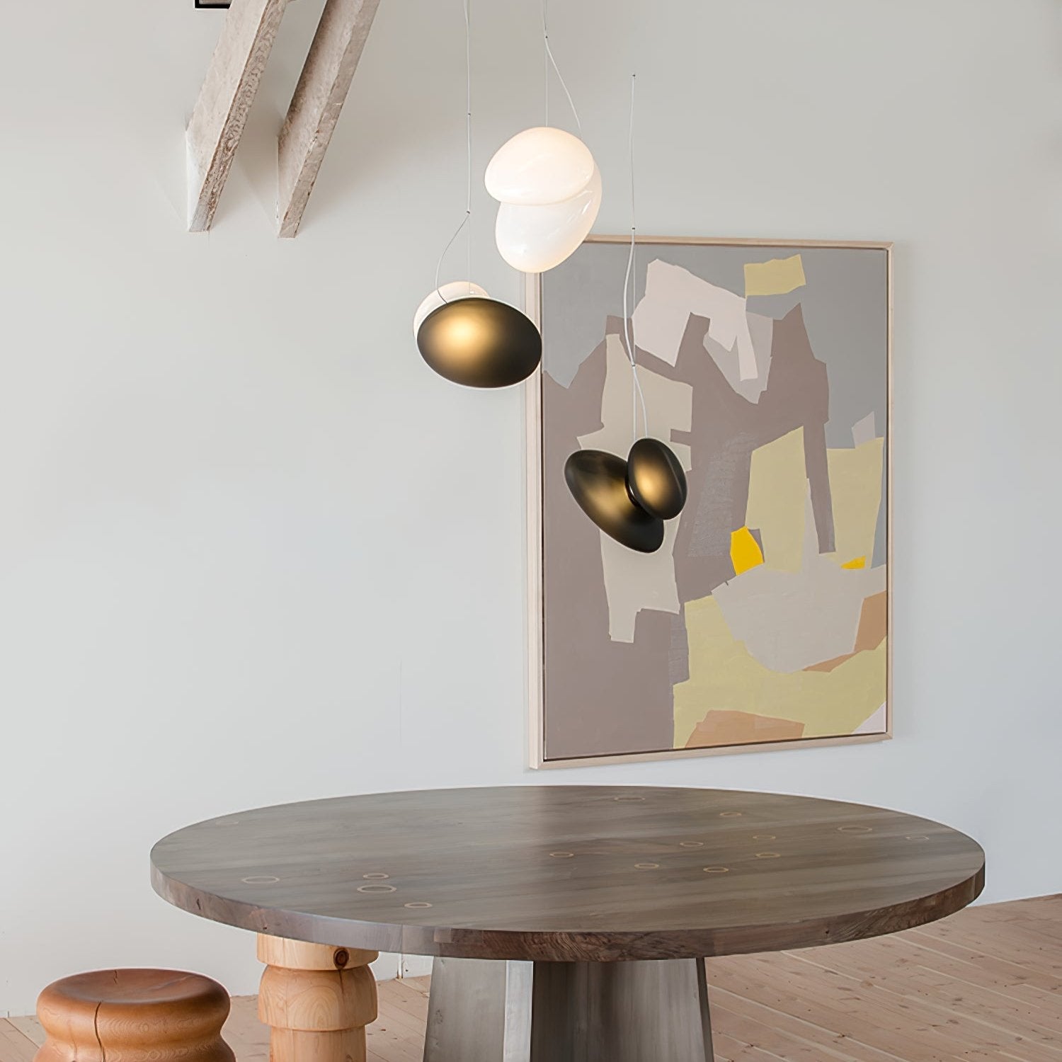 Translucent Frosted Glass Pendant Light - Blowlighting