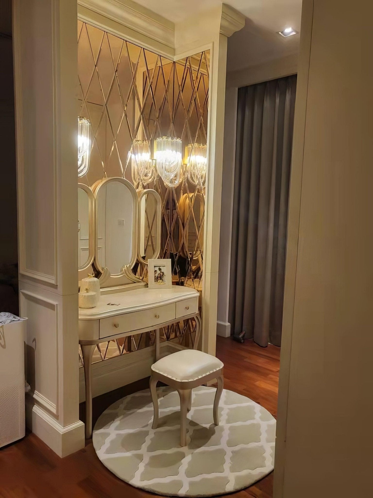 Aurora Wall Lamp Trevi Murano Glass Gold Modern Luxury - Blowlighting