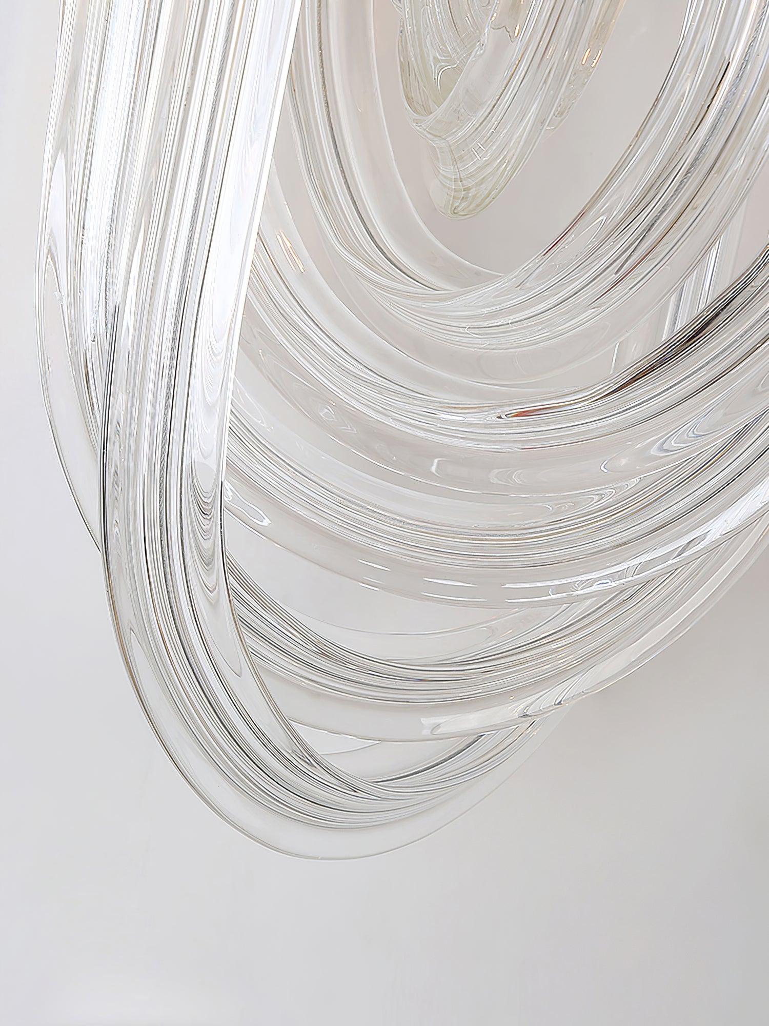 Aurora Wall Lamp Trevi Murano Glass Gold Modern Luxury - Blowlighting